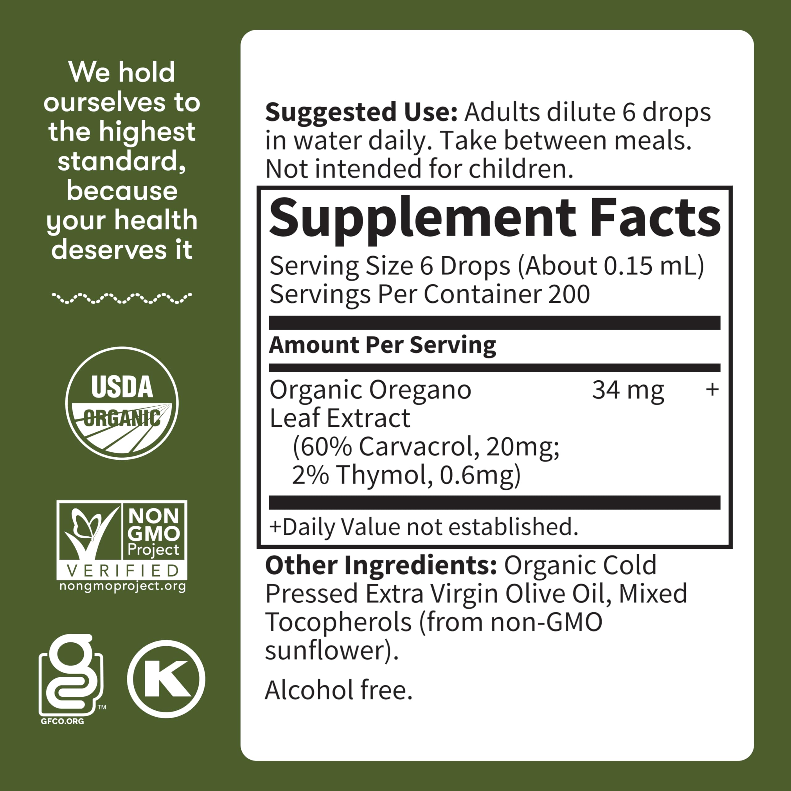 Garden of Life Organics Oil of Oregano Seasonal Drops 1fl oz (30 mL) Liquid, Concentrated Plant Based Immune Support - Alcohol-Free, Organic, Non-GMO Garden of Life buy supplements canada