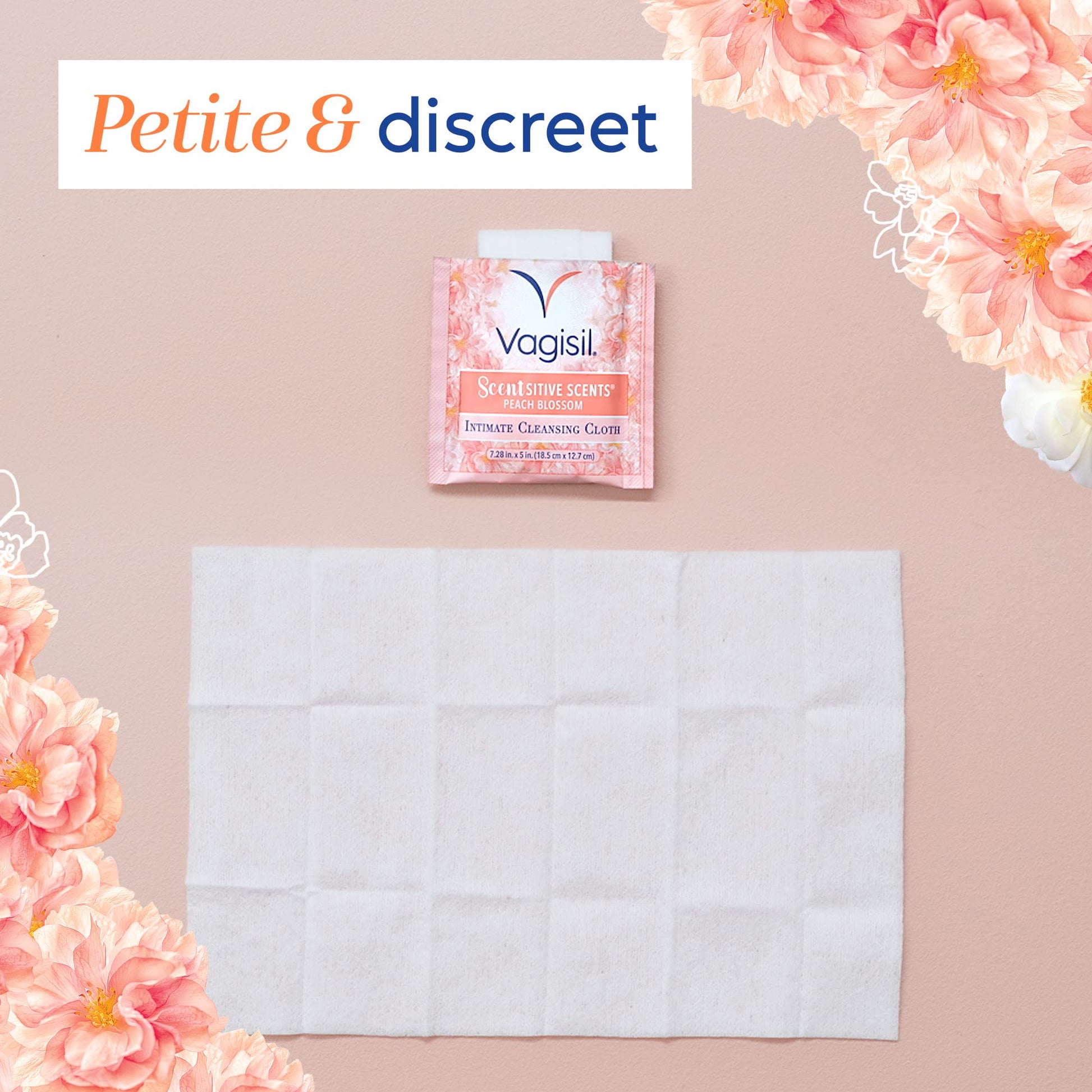 Vagisil Scentsitive Scents On-The-Go Feminine Cleansing Wipes, pH Balanced, Peach Blossom Vagisil buy supplements canada