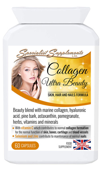 Specialist Supplements Collagen Ultra Beauty Marine Collagen, Hyaluronic Acid, Vitamin, Mineral Specialist Supplements buy supplements canada
