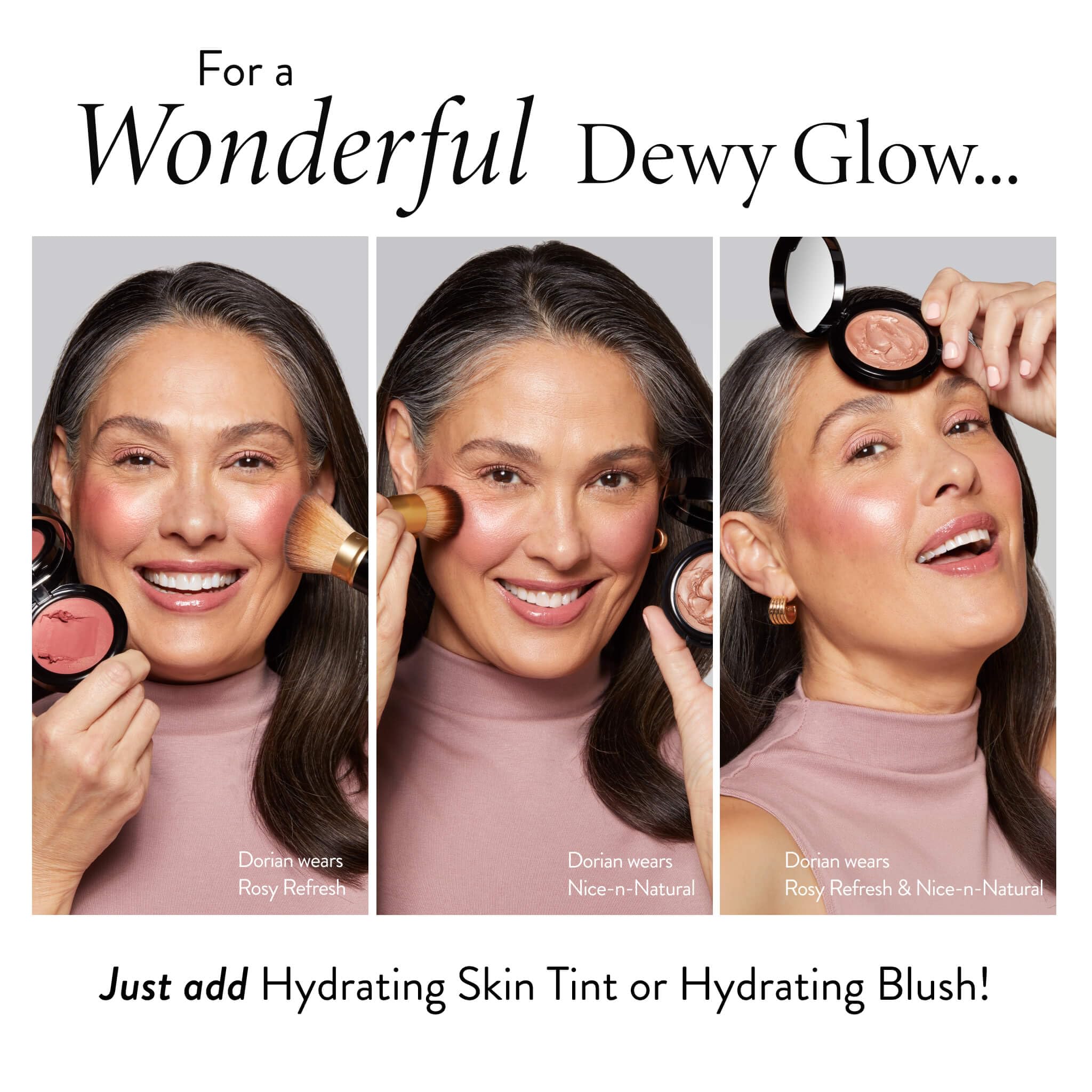 LAURA GELLER NEW YORK The Wonder Balm Cream Illuminator - Hydrating Weightless Subtle Hint of Color + Glow for Mature Skin - Vegan Squalane - Apply to Cheeks & Lips (01 Nice-n-Natural) LAURA GELLER NEW YORK buy supplements canada