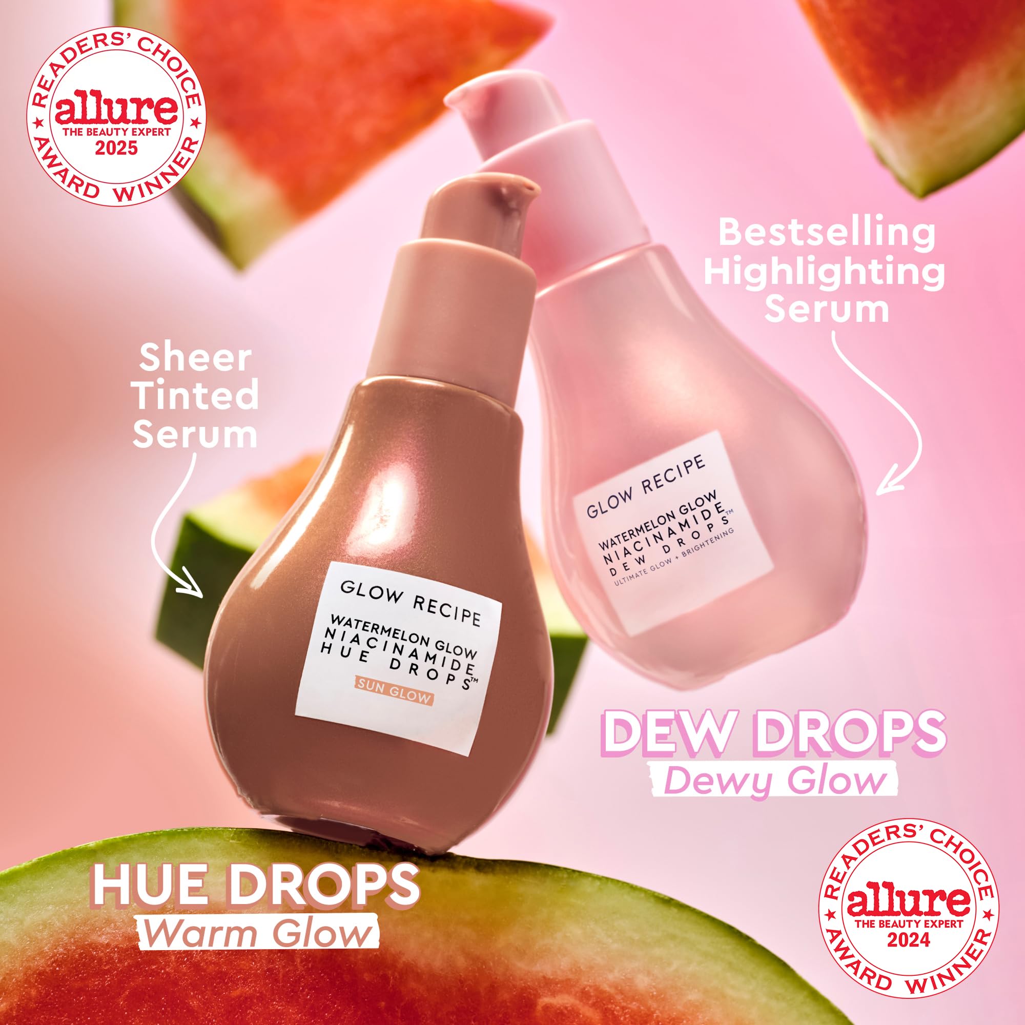 Glow Recipe Hue Drops Bronzing Drops, Tinted Face Serum, Glow Primer + Liquid Highlighter, Niacinamide + Hyaluronic Acid, Radiant Warm Glow, Sunglow (40ml) Glow Recipe buy supplements canada