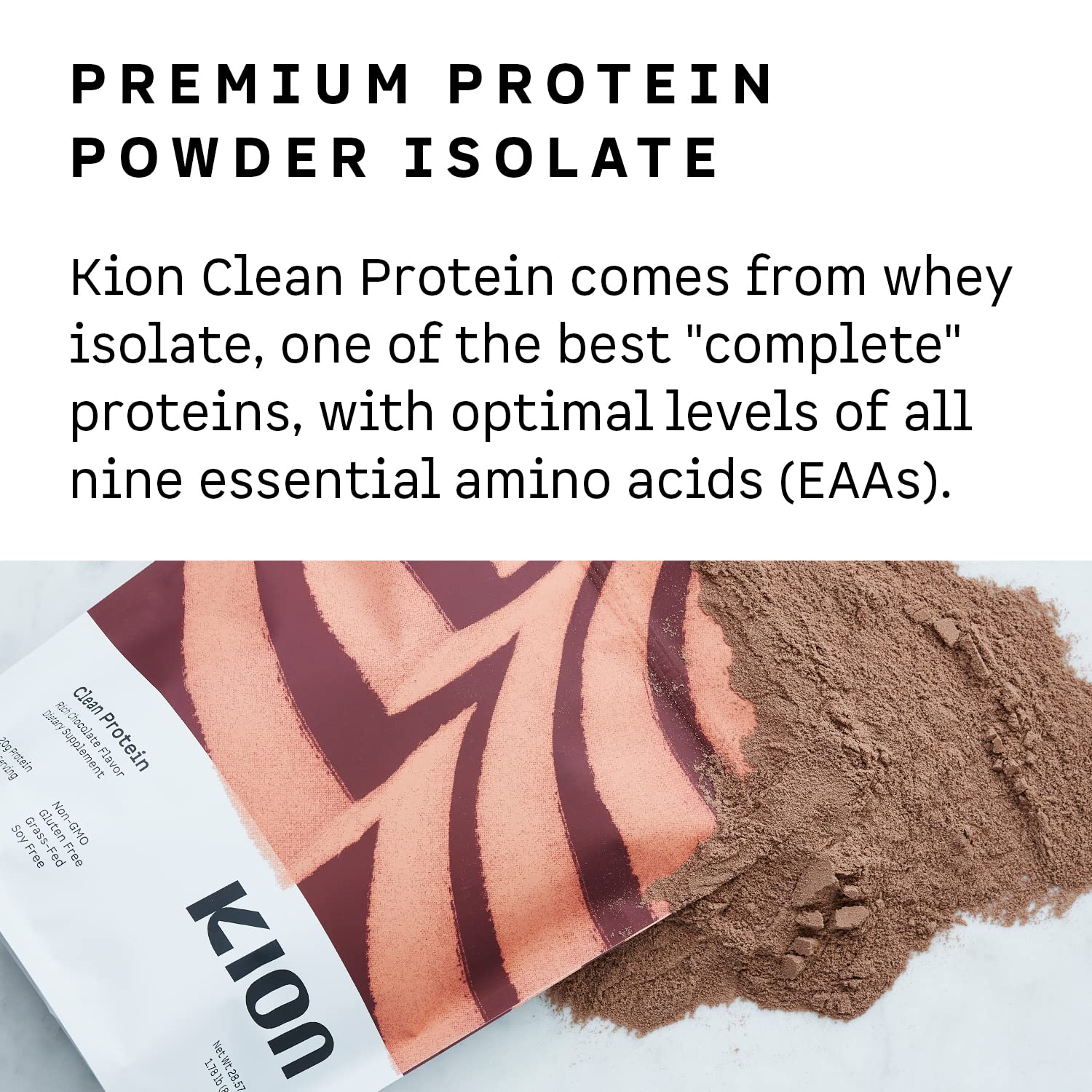 Kion Clean Protein | Grass-Fed & Pasture-Raised Whey Isolate Protein Powder Kion buy supplements canada