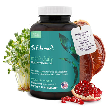 Dr. Fuhrman 2 Month Supply Multivitamin for Men + D3 Vitamin for Immune Support | Vegan Formula Womens Multivitamin with B12 & Zinc | Dr. Fuhrman buy supplements canada