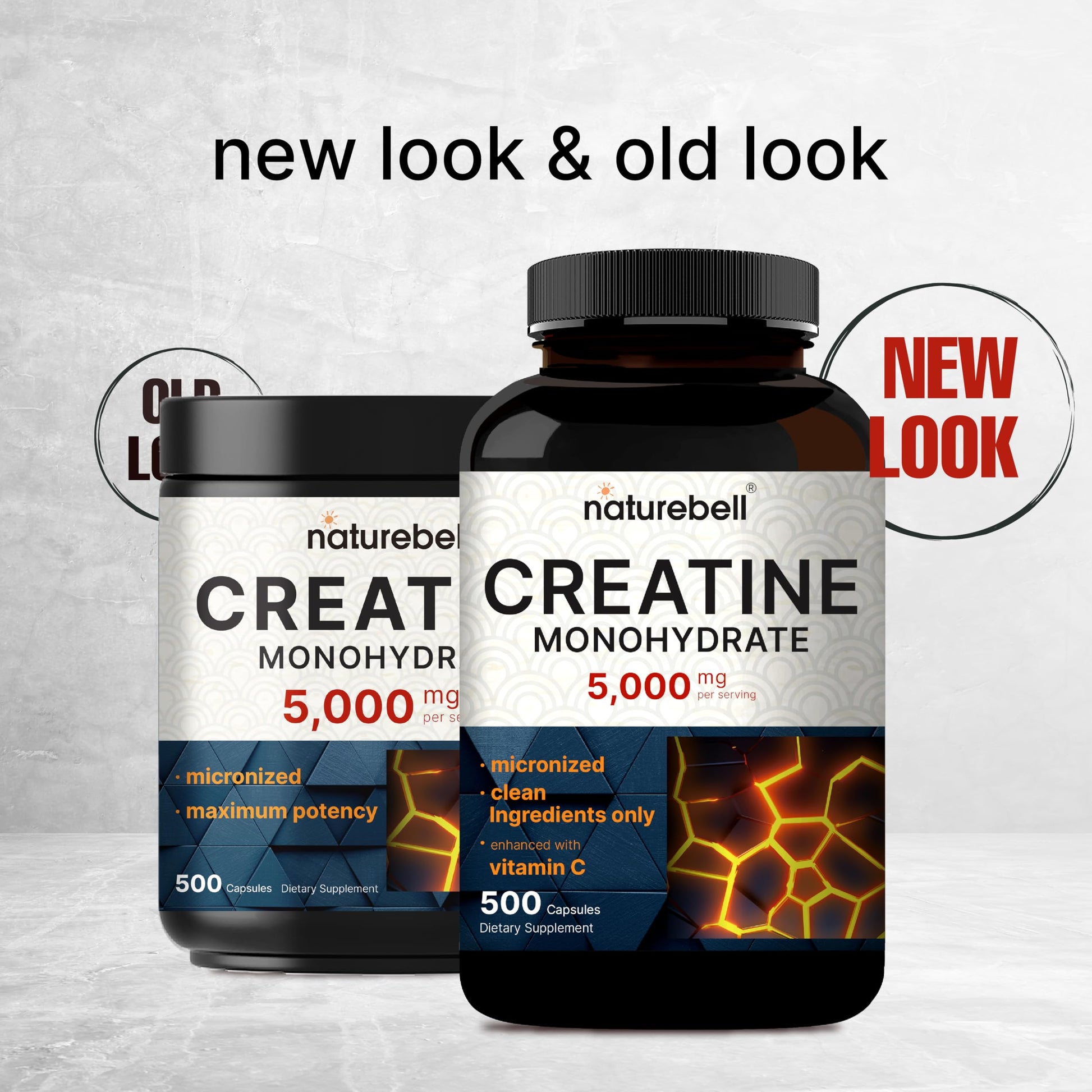 NatureBell Creatine Monohydrate Capsules 5,000mg Per Serving, 500 Count | Micronized, Unflavored Creatine Pills | Pre-Workout & Muscle Strength Support NatureBell buy supplements canada
