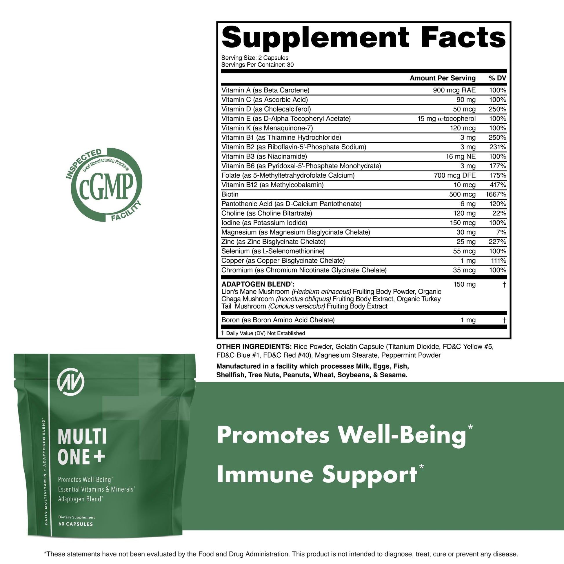 MultiOne Men & Women’s Daily Multivitamin - Essential Nutrients and Minerals for Optimal Health (60 Capsules) NutraOne buy supplements canada