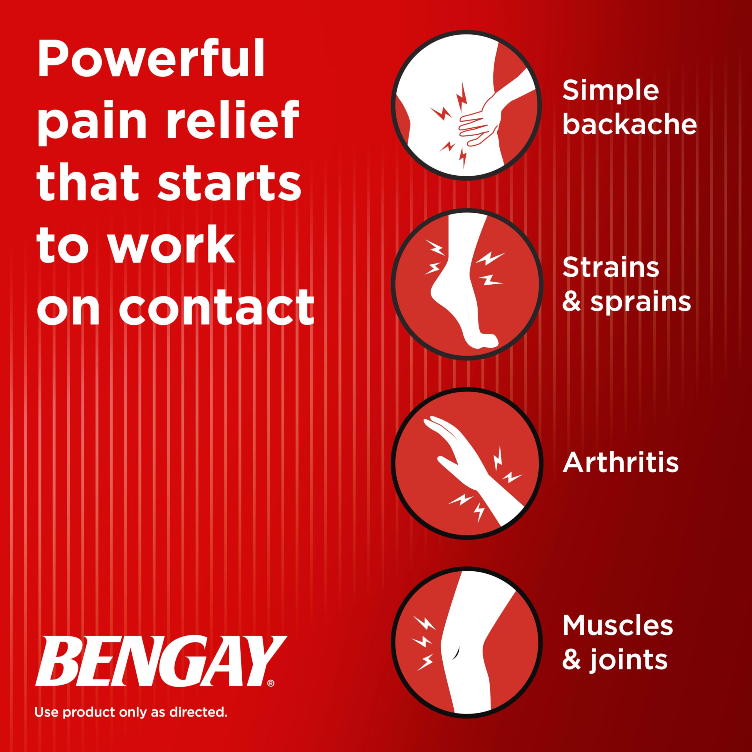 Bengay Ultra Strength Topical Pain Relief Cream, Non-Greasy Topical Analgesic for Minor Arthritis, Muscle, Joint and Back Pain, Camphor, Menthol and Methyl Salicylate, 4 OZ Bengay buy supplements canada
