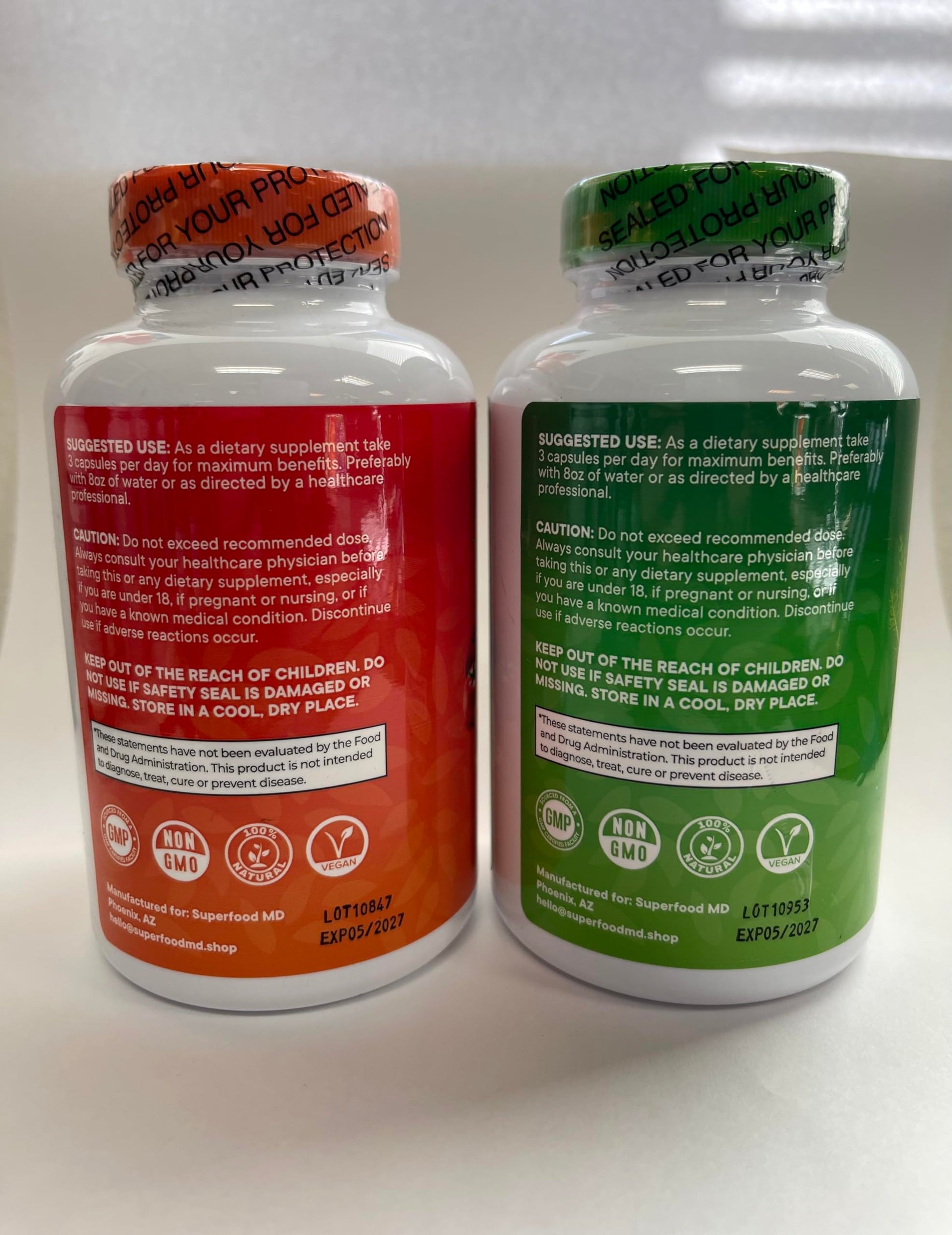 Superfood Fruit and Veggie Supplement - 360 Whole Super Fruit and Vegetable Supplements & Vitamin with Beta-Carotene, Soy Free- 180 Count (Pack of 2) Superfood MD buy supplements canada