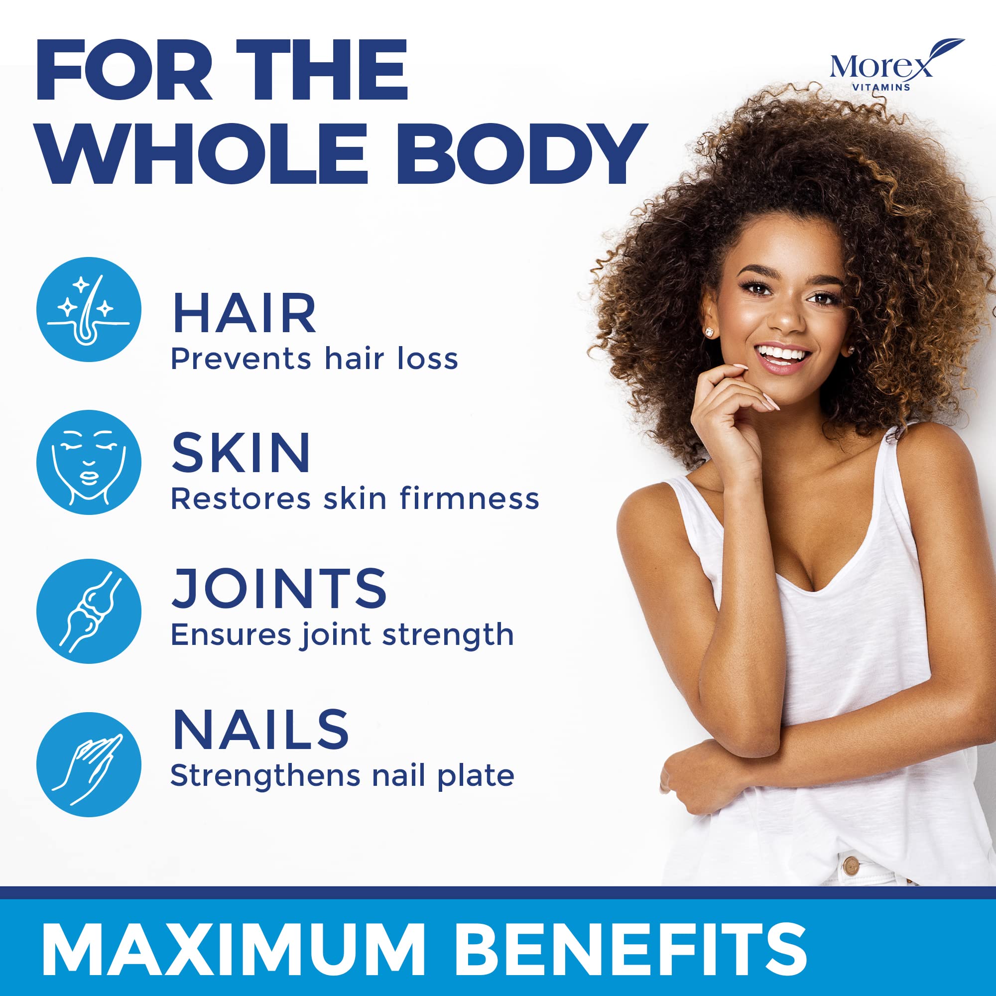 Multi Collagen Pills (Types I, II, III, V & X) - Marine Collagen & Bone Broth Capsules MOREX VITAMINS buy supplements canada