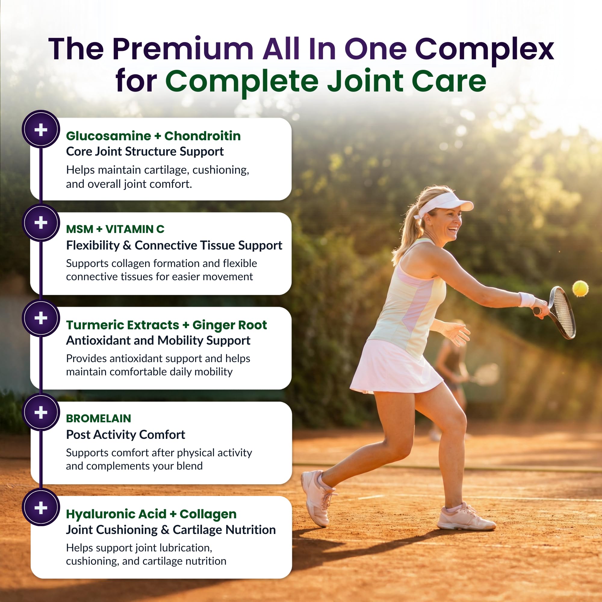 ForestLeaf Glucosamine Chondroitin MSM Joint Supplement Complex - 1200mg - 120 Caps ForestLeaf buy supplements canada