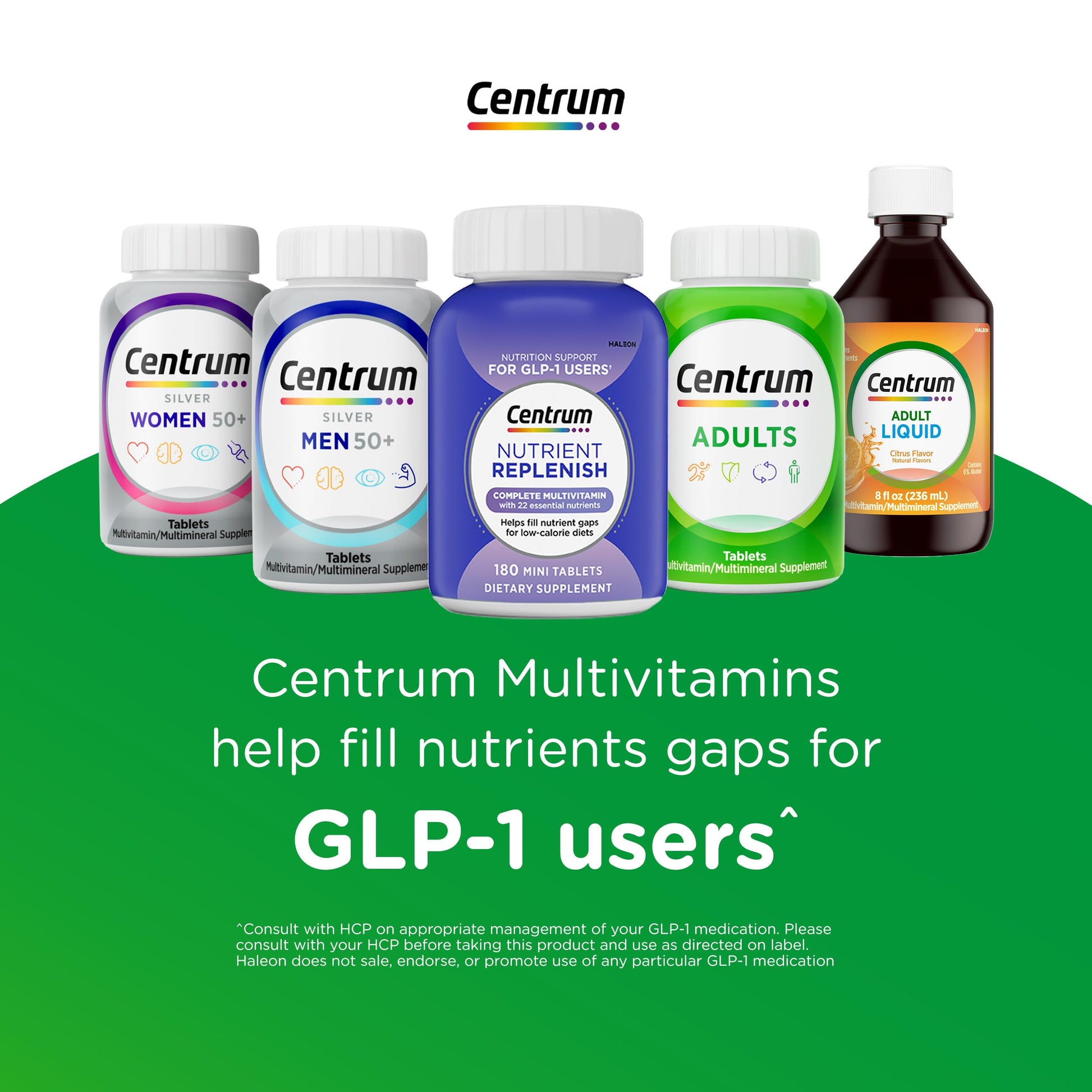 Centrum Minis Silver Women's Multivitamin for Women 50 Plus, Multimineral Supplement with Vitamin D3, B Vitamins, Non-GMO Ingredients Centrum buy supplements canada