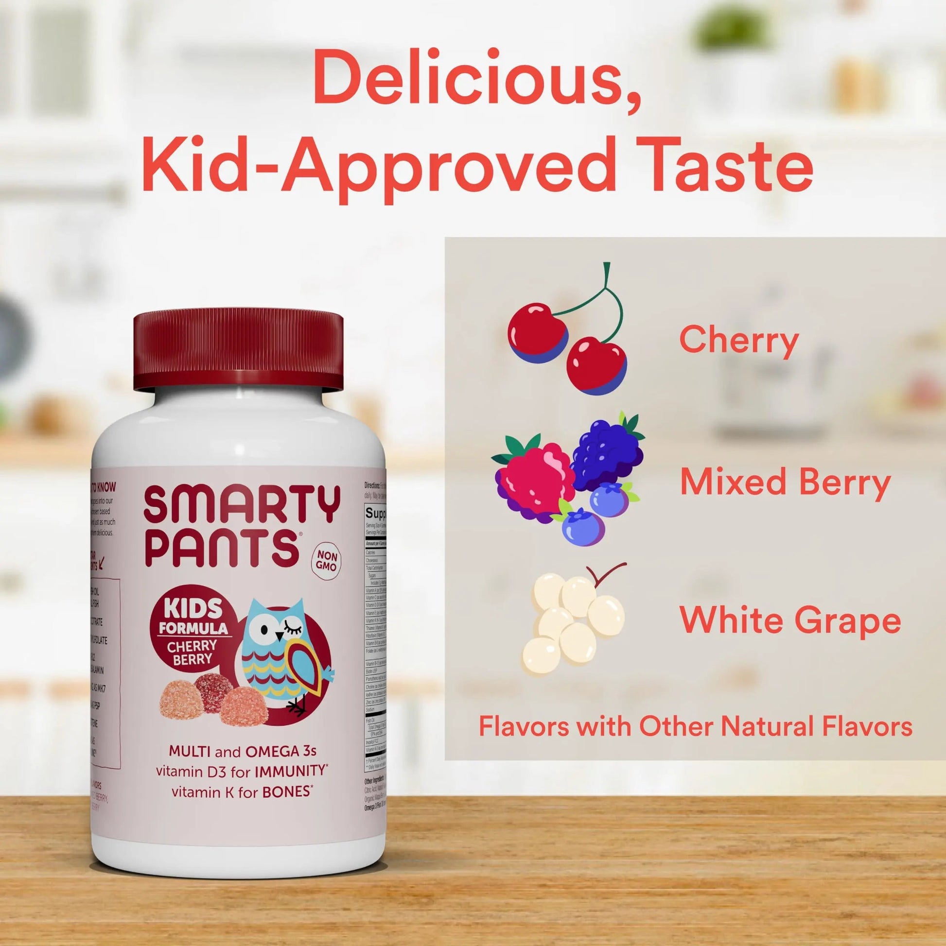SmartyPants Kids Multivitamin Gummies: Omega 3 Fish Oil (EPA/DHA), Vitamin D3, C, Vitamin B12, B6, A, K & Zinc for Immune Support SmartyPants buy supplements canada