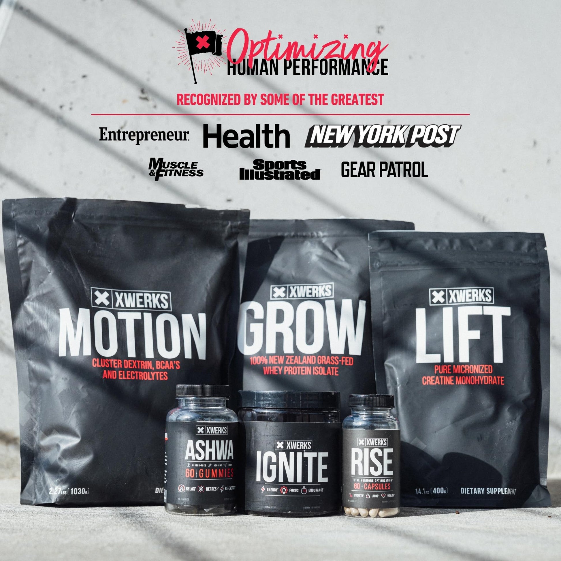 Xwerks Grow 100% New Zealand Grass-Fed Whey Protein - 25g of Pure Isolate Protein Xwerks buy supplements canada