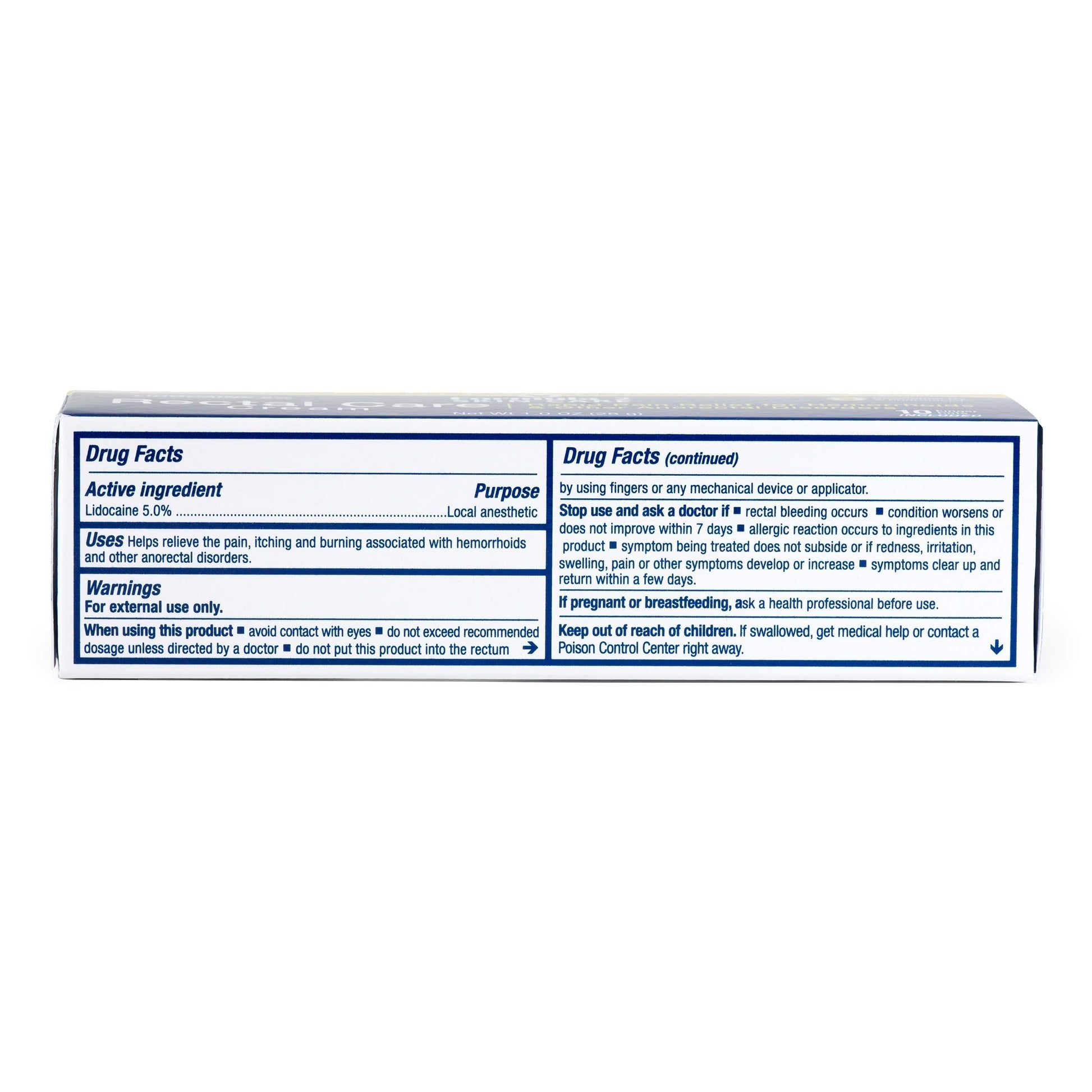 Pharmacist Formulated - Rectal Care Cream - Pain Relief for Hemorrhoids Formula 2 Skin Care buy supplements canada