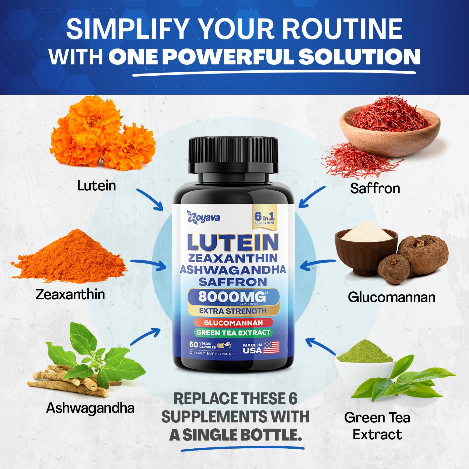 Zoyava Sea Moss 16-in-1 and Lutein 6-in-1 Bundle Zoyava buy supplements canada