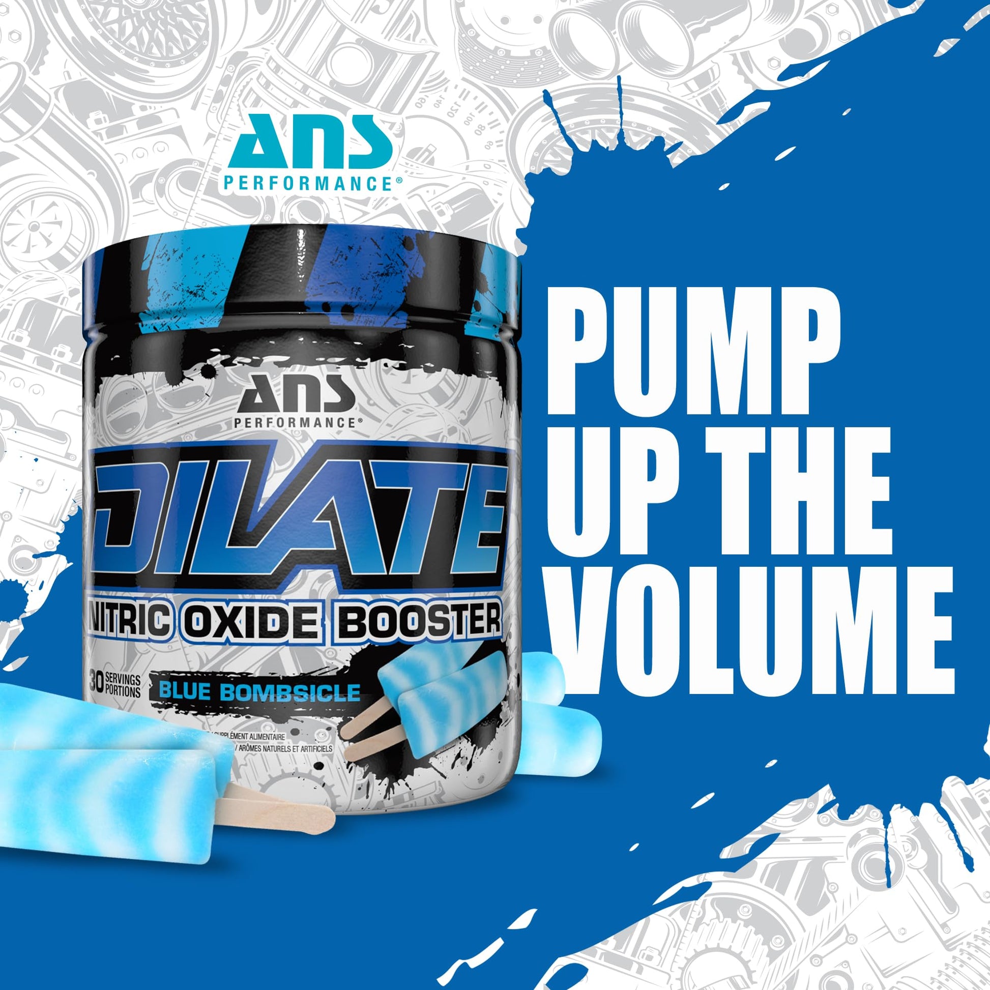 ANS Performance Dilate Pump PreWorkout Powder - Dietary Supplement - Maximizes ANS Performance buy supplements canada