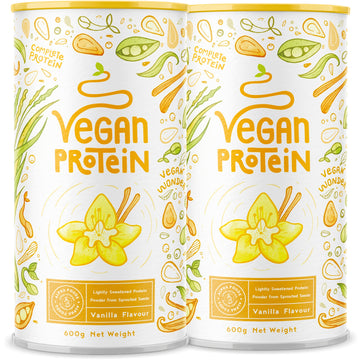 Vegan Protein Powder Vanilla - 1.2kg(80 servings) - 100% Plant Based Protein Powders Alpha Foods buy supplements canada