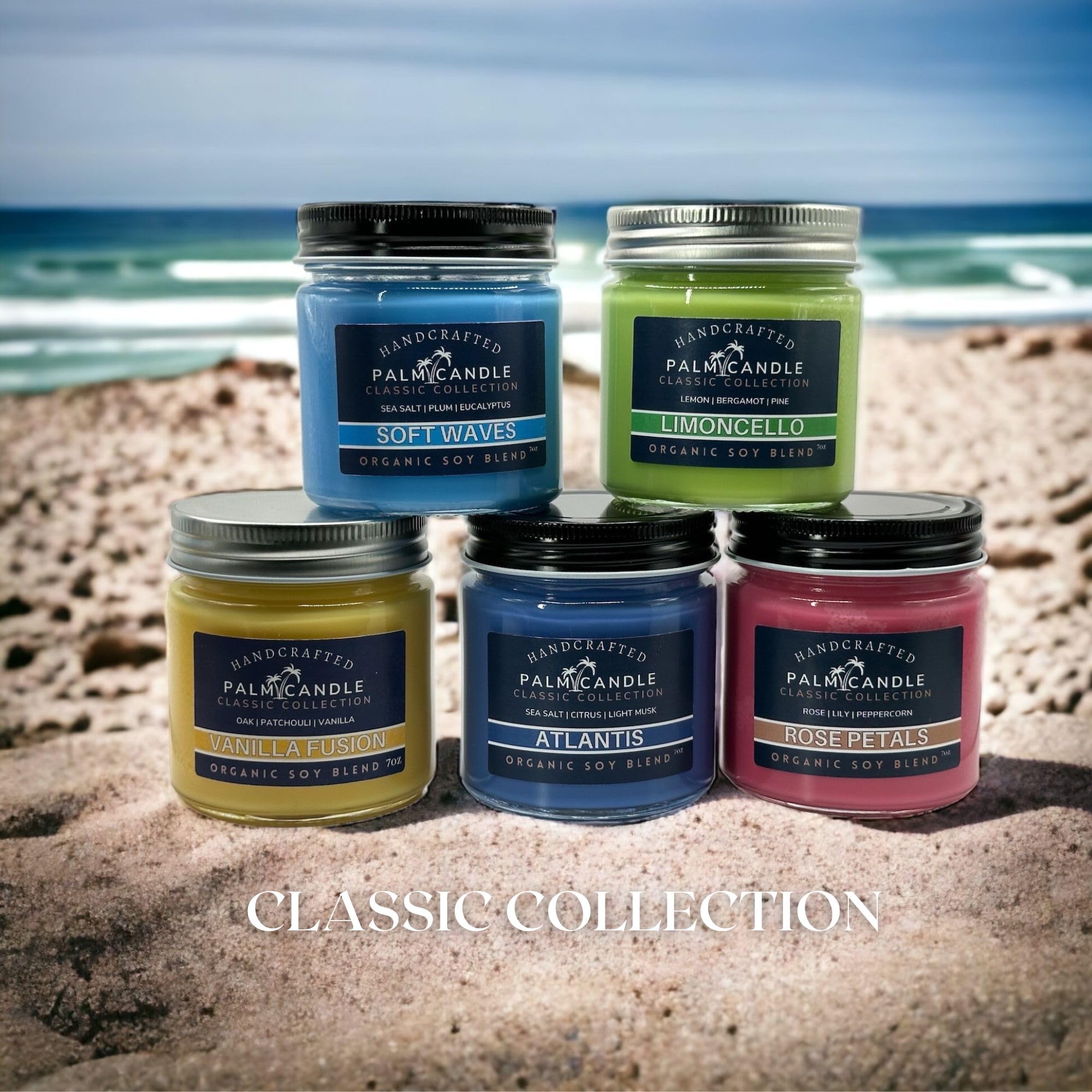 Vanilla & Wood Fusion Premium Soy Candle for Home Scented Candle 7 Ounces of Pure Aromatic Bliss Msupps.com buy supplements canada