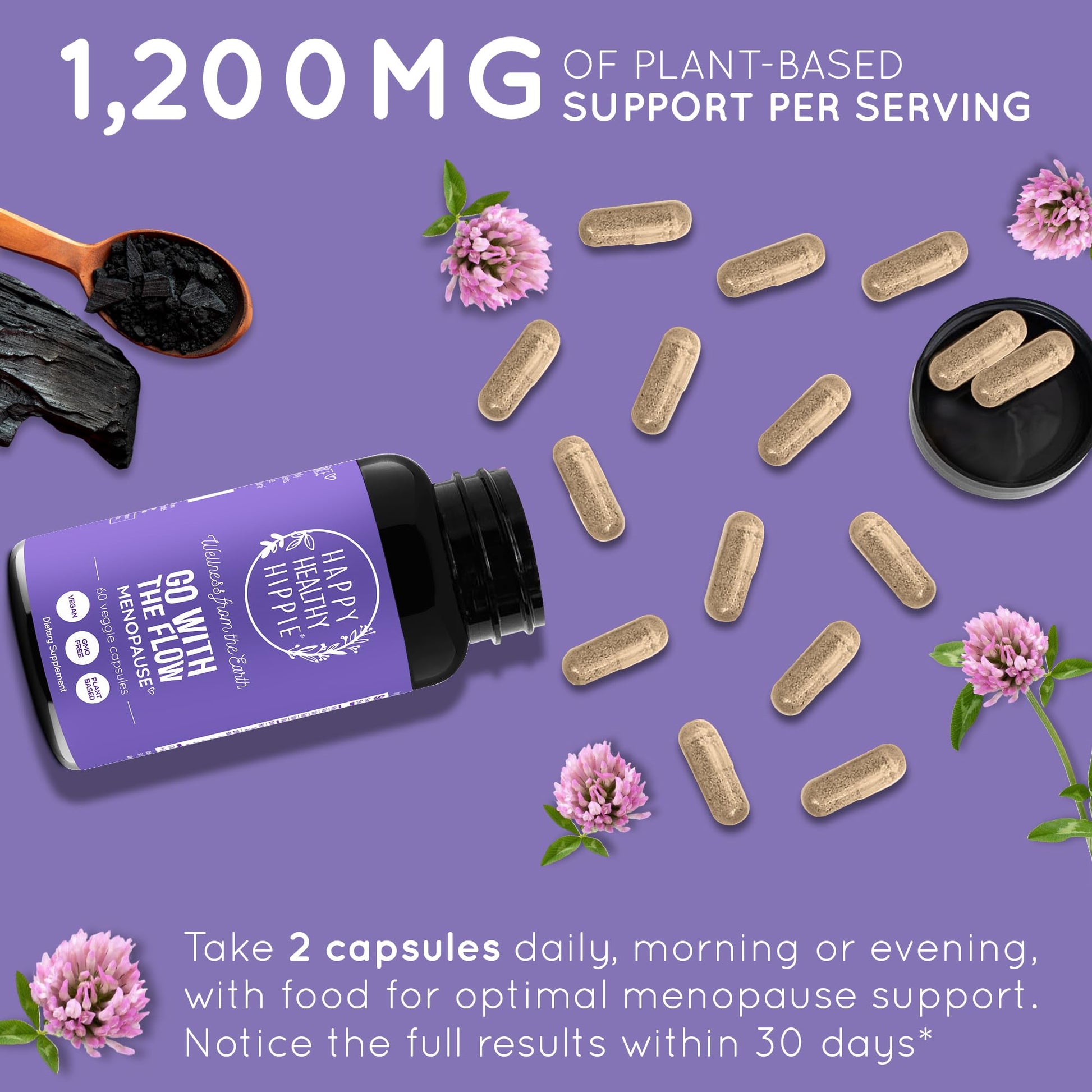Menopause Supplements for Women – DIM Supplement + Probiotics | Estrogen Metabolism & Hormone Balance Support | Perimenopause Relief | Hot Flashes, Mood Swings & Night Sweats | Dong Quai | 60 Ct Happy Healthy Hippie buy supplements canada