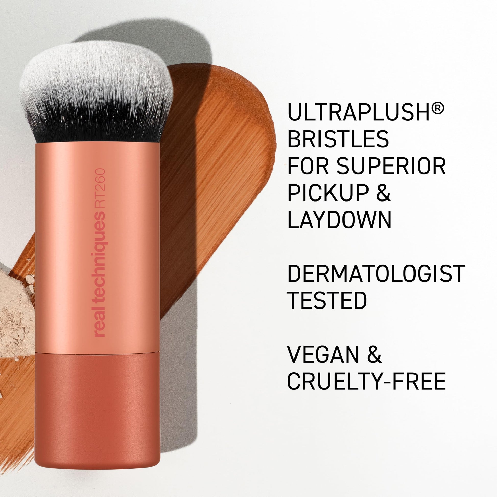Real Techniques Bubble Blending Makeup Brush, Multipurpose Foundation Brush For Liquid, Cream, & Powder Products, Unique Round Brush Head, Synthetic Bristles, Vegan & Cruelty Free, 1 Count Real Techniques buy supplements canada