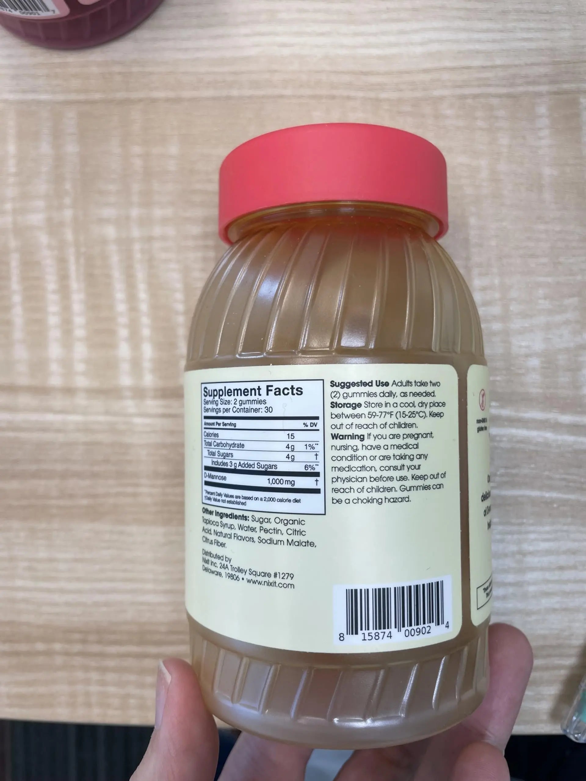 nixit Urinary Tract Health Gummies | 1,000mg D-Mannose | Yuzu & Ginger Flavor | Urinary & Bladder Support Supplement | Aids in Urinary Tract Support | Vegan, Non-GMO & Gluten-Free (60 Gummies) nixit buy supplements canada
