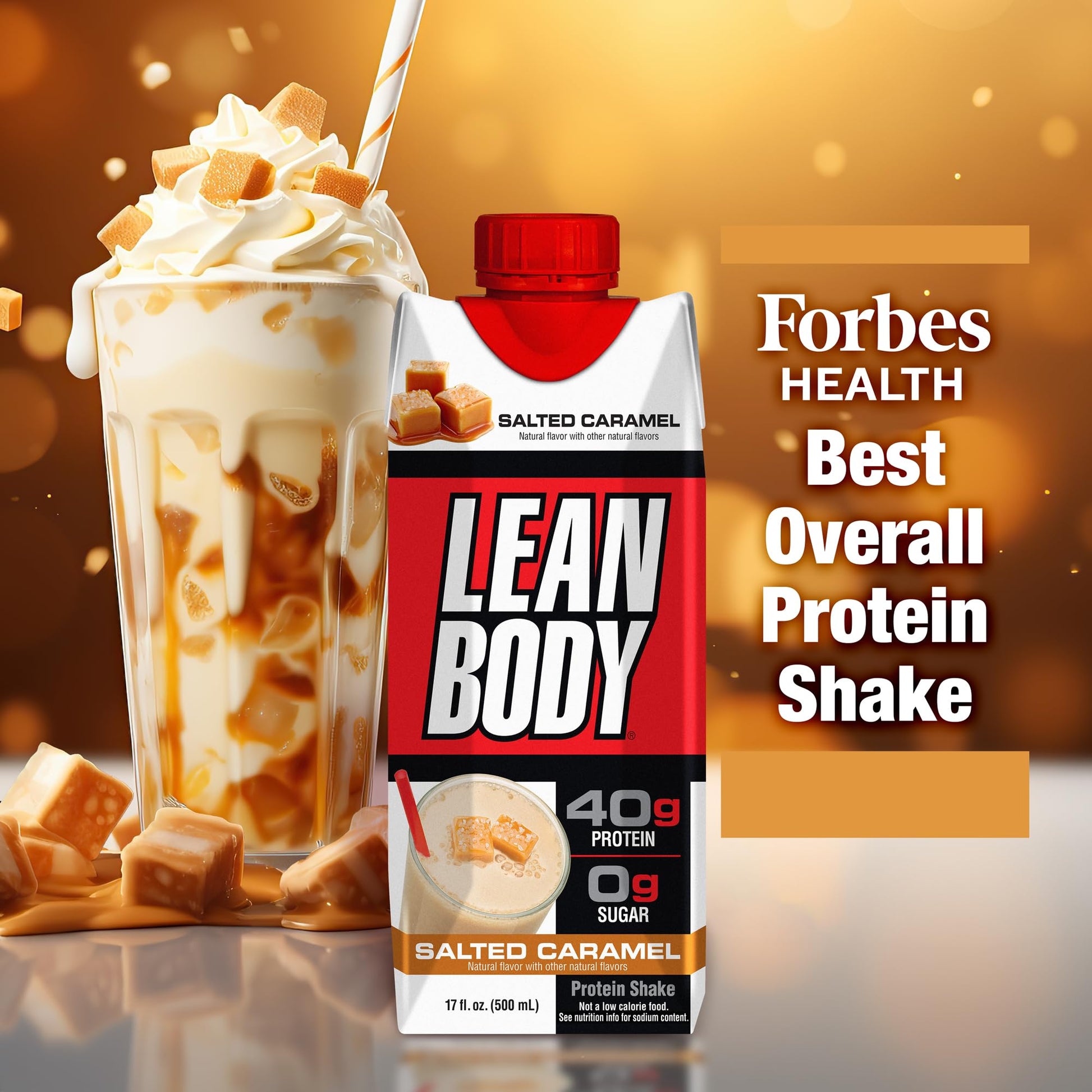 Lean Body Ready-to-Drink Salted Caramel Protein Shake, 40g Protein, Whey Blend Labrada buy supplements canada