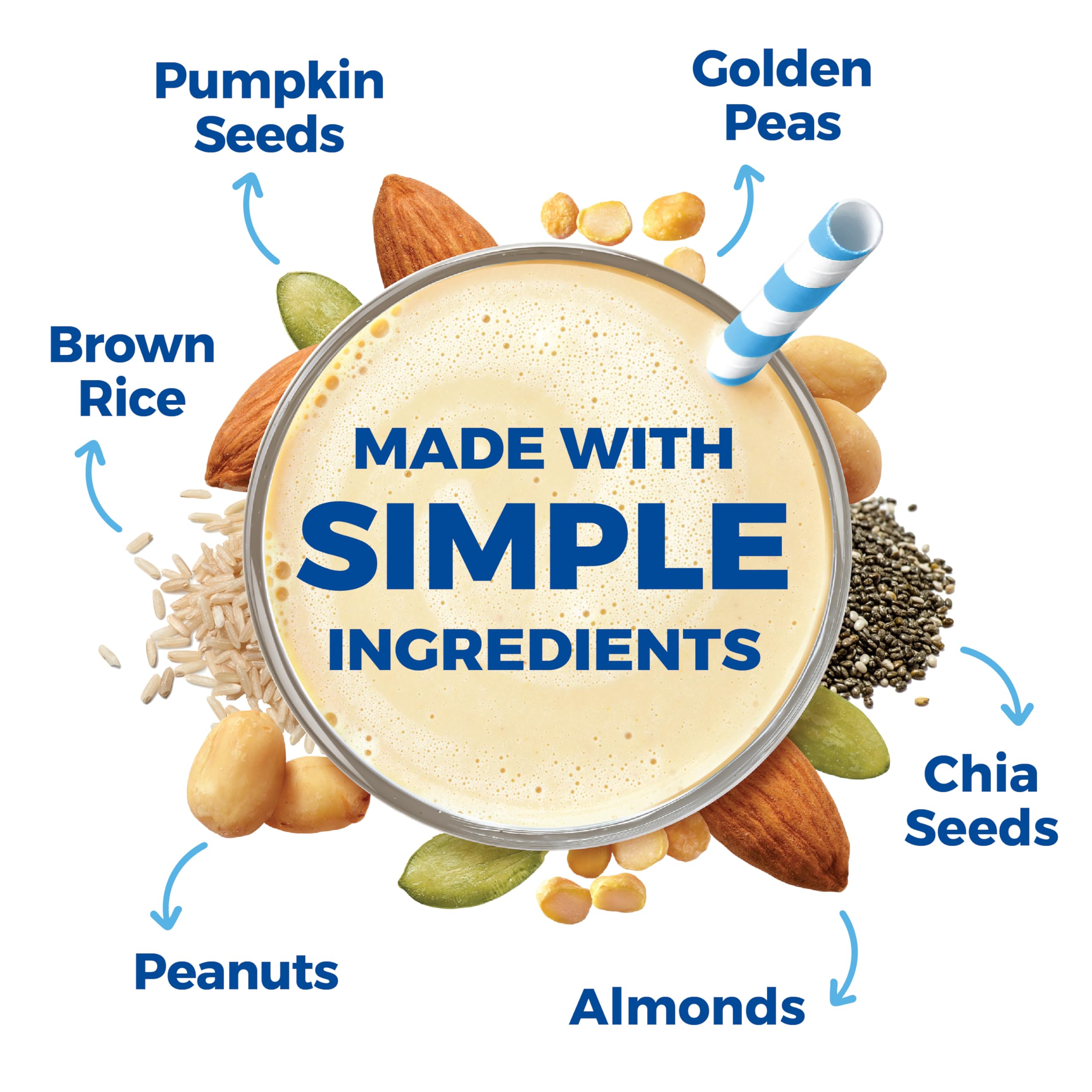 Orgain Organic Simple Vegan Protein Powder, Vanilla - 20g Plant Based Protein, Made with less Ingredients, No Artificial Sweeteners, Gluten Free, No Dairy or Lactose, 1.25 lb (Packaging May Vary) Orgain buy supplements canada