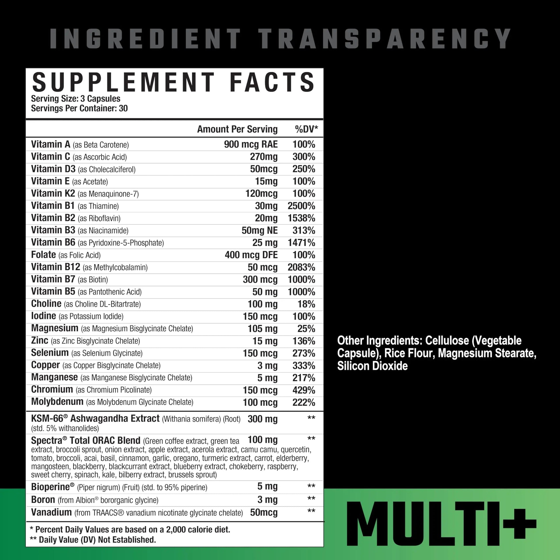 Axe & Sledge Multi Plus Multivitamin | 24 Bioavailable Vitamins & Minerals, Ashwagandha | Multivitamin for Women and Men Axe & Sledge buy supplements canada