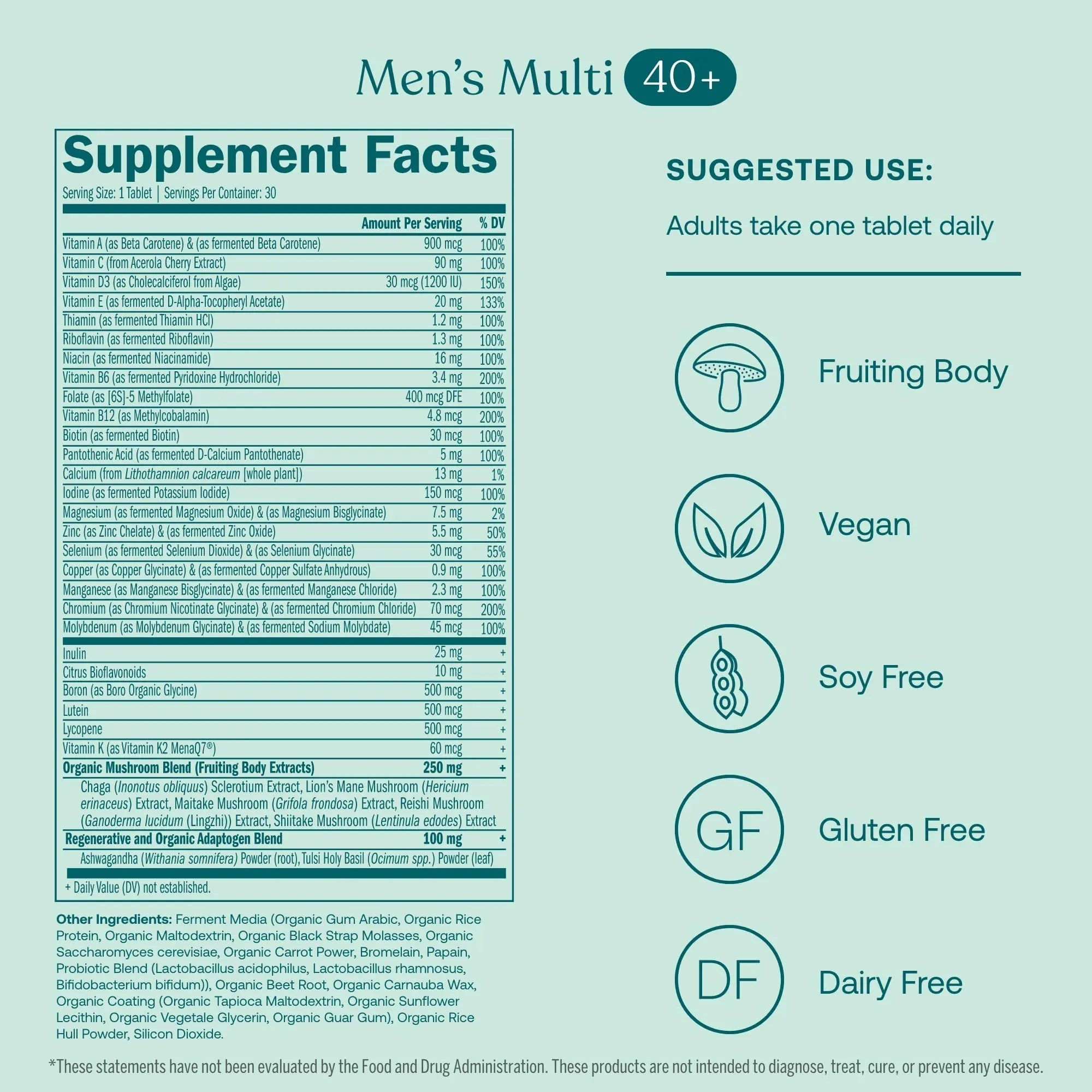 True Grace One Daily Men's Multivitamin 40+ (30 Vegan Tablets) + One Daily Women’s Multivitamin 40+ (30 Vegan Tablets) True Grace buy supplements canada