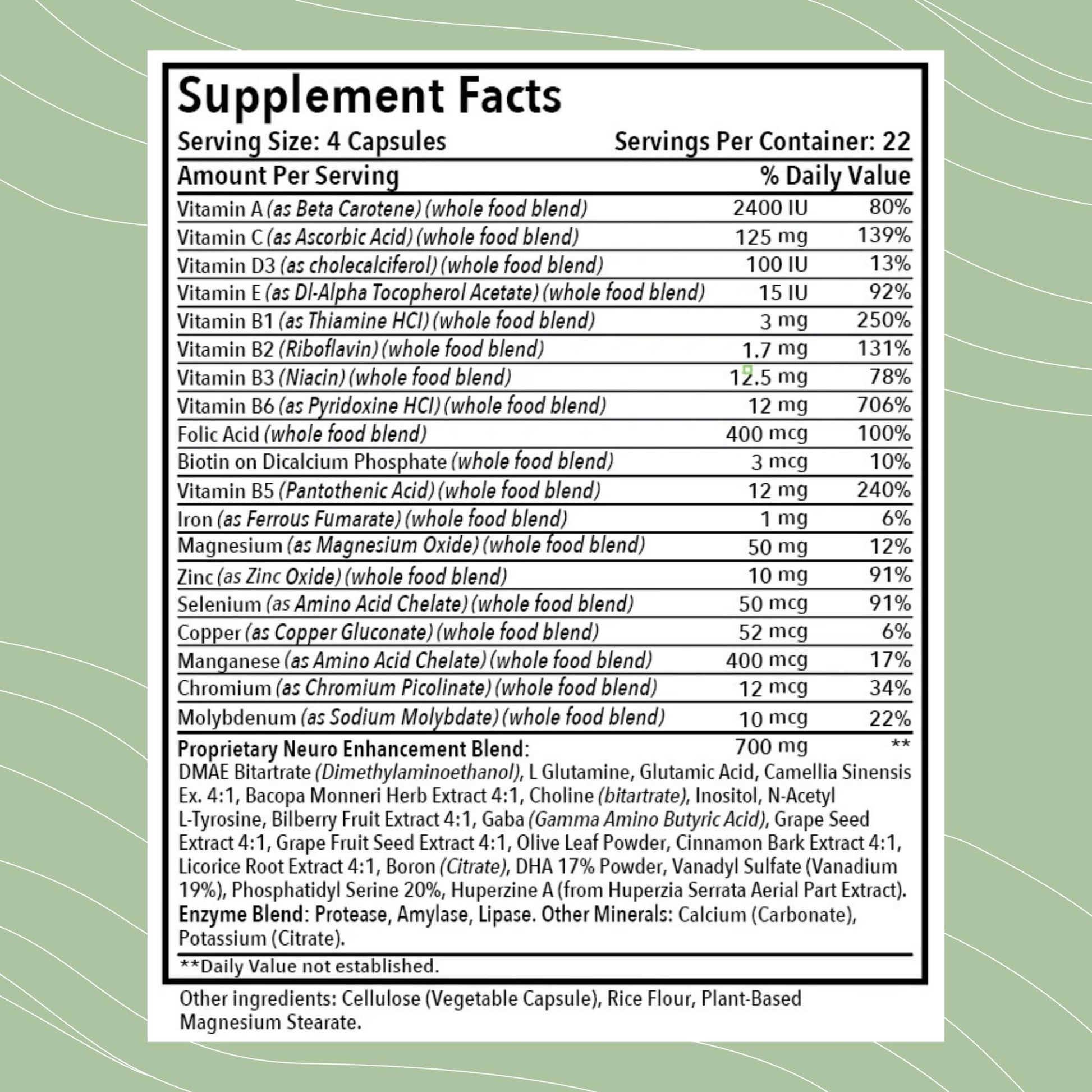 Optimal Health Systems Brain | Most Comprehensive Nootropic + Enzyme Delivery | 700 mg Scientific Neuroenhancment Blend | Boost Mood, Memory & Focus | 90 Capsules Optimal Health Systems buy supplements canada