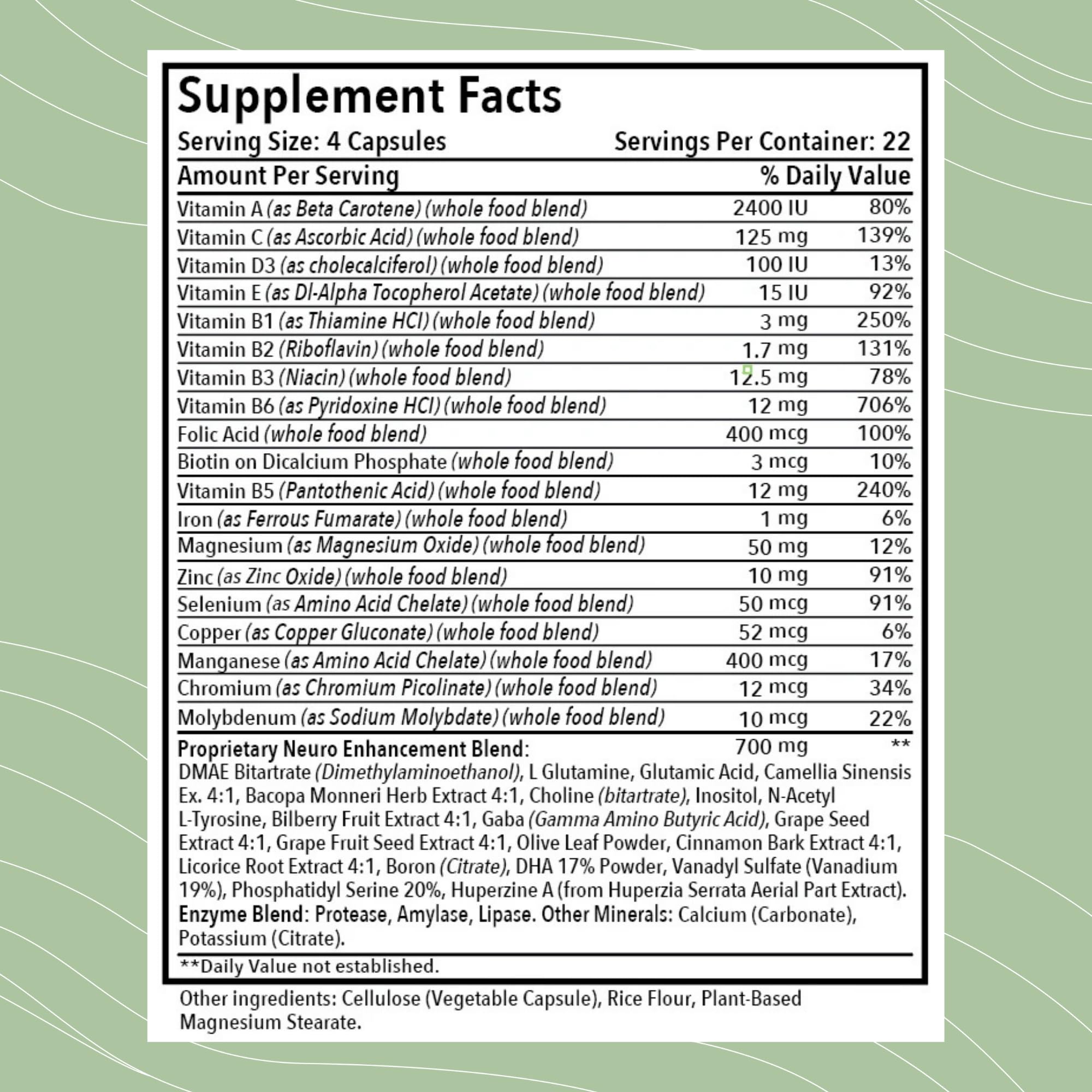 Optimal Health Systems Brain | Most Comprehensive Nootropic + Enzyme Delivery | 700 mg Scientific Neuroenhancment Blend | Boost Mood, Memory & Focus | 90 Capsules Optimal Health Systems buy supplements canada