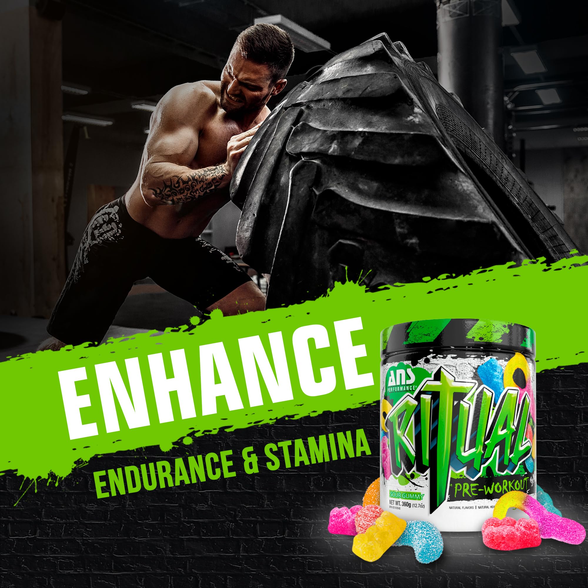 ANS Performance Ritual Pre Workout (30 Servings, 12.7 oz) - Complete Preworkout Formula ANS Performance buy supplements canada