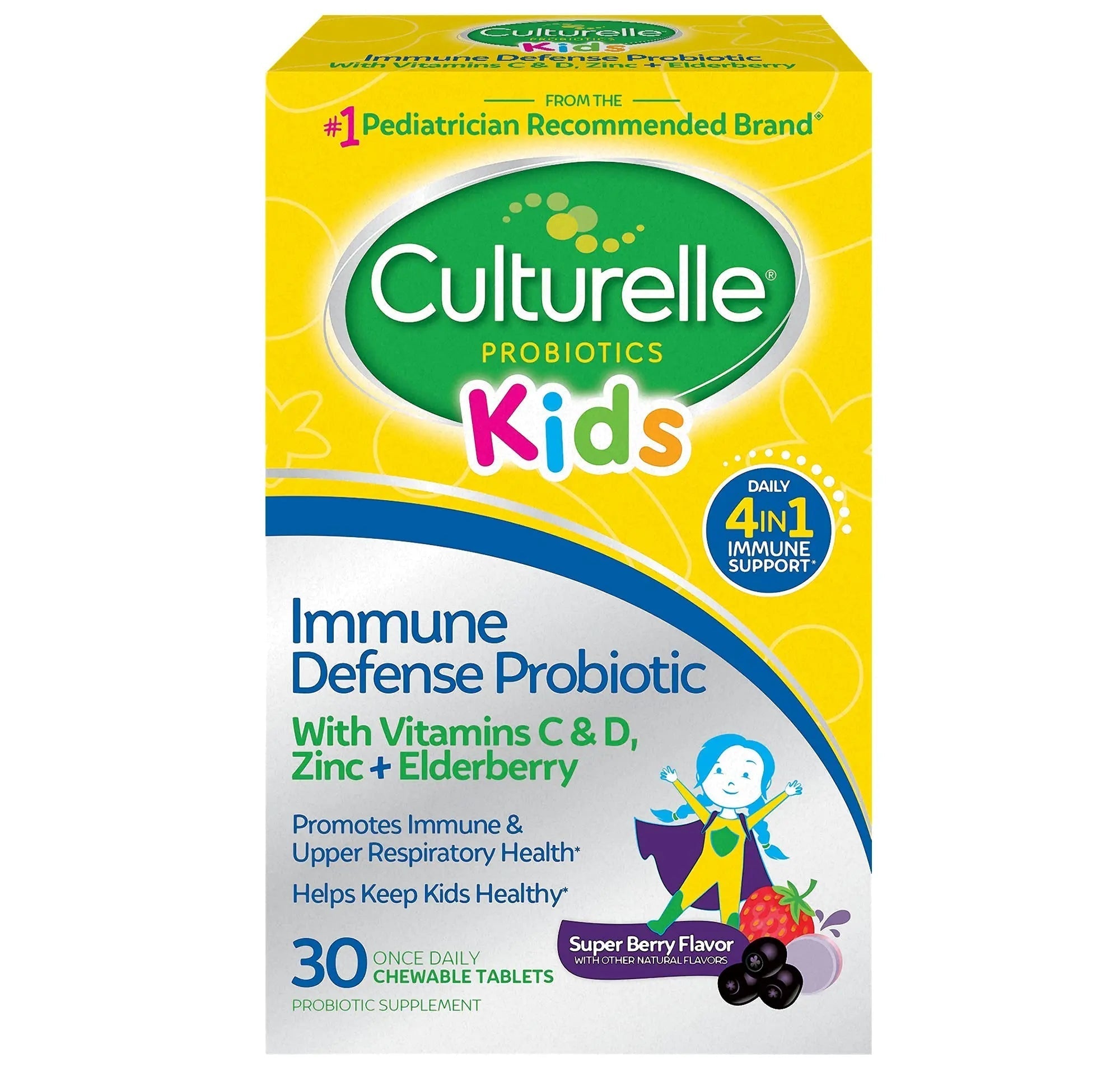 Culturelle Kids Complete Chewable Multivitamin + Probiotic for Kids & Immune Defense Probiotic with Vitamin C Culturelle buy supplements canada