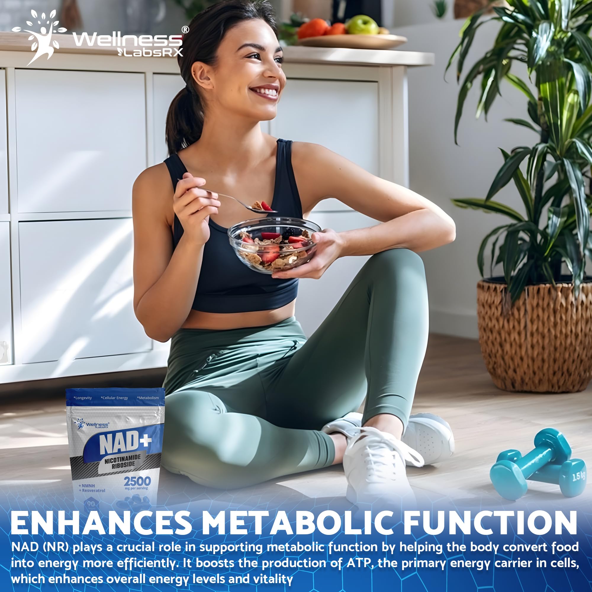 WELLNESS LABSRX NAD+ Supplement - Third-Party Tested NMNH Supplement Softgels, NAD Resveratrol 2500mg NAD Supplements for Anti-Aging, Longevity, and Cellular Health Support - Made in USA WELLNESS LABSRX buy supplements canada