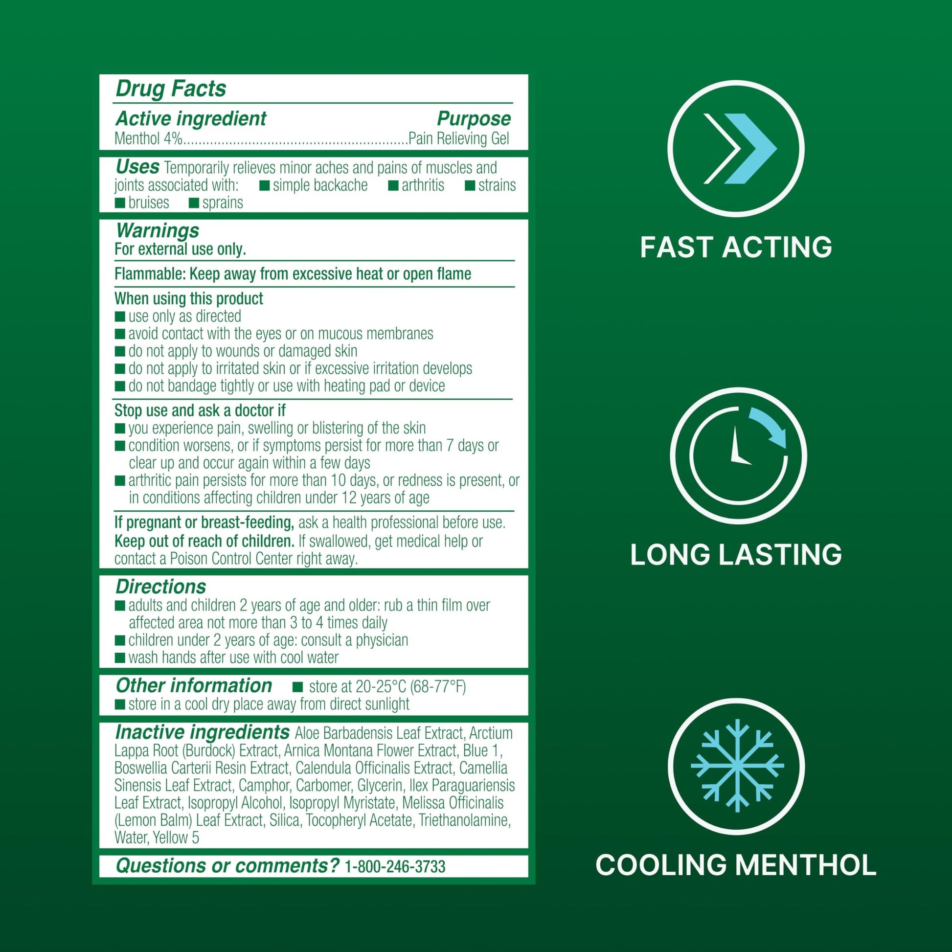 Biofreeze Gel Pain Relief, Knee & Lower Back Pain Relief, Arthritis Pain Reliever, Sore Muscle Relief, Neck Pain Relief, Cooling Joint Pain Relief, Menthol Gel 3 Fl Oz Biofreeze buy supplements canada
