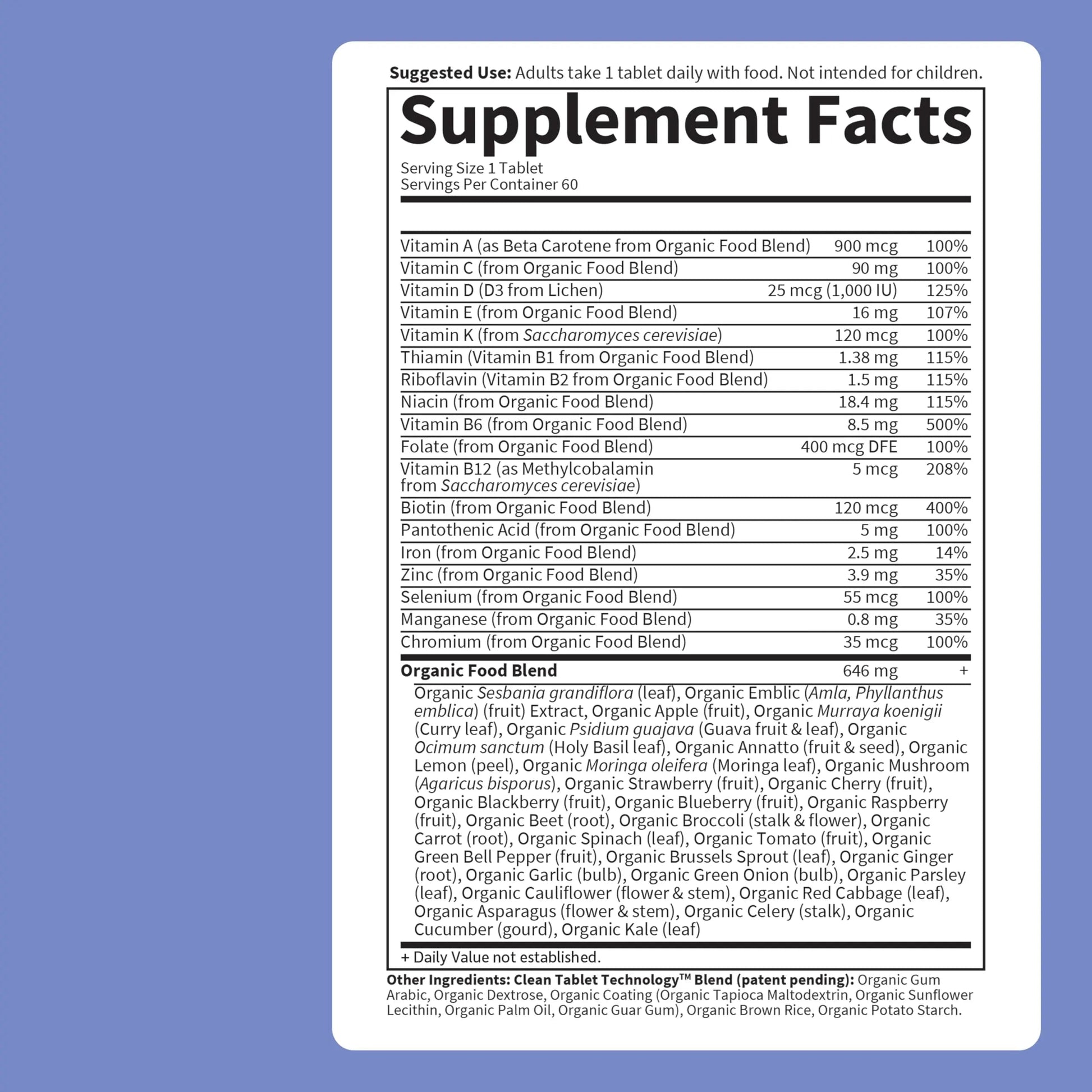 Garden of Life Once Daily Whole Food Multivitamin for Men, Organic Mens Vitamins & Minerals, Vitamin C, Zinc, Vegan Garden of Life buy supplements canada