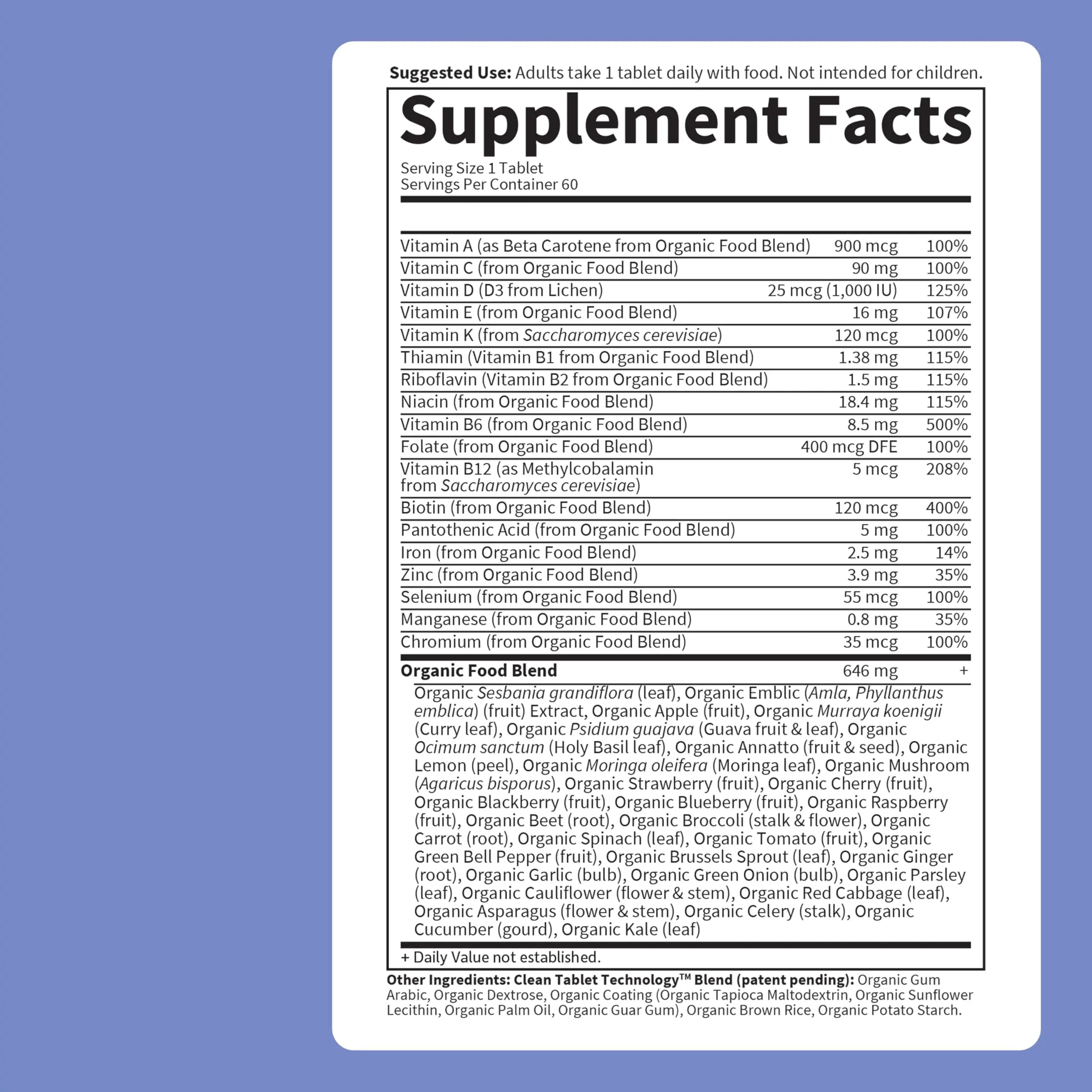 Garden of Life Once Daily Whole Food Multivitamin for Men, Organic Mens Vitamins & Minerals, Vitamin C, Zinc, Vegan Garden of Life buy supplements canada
