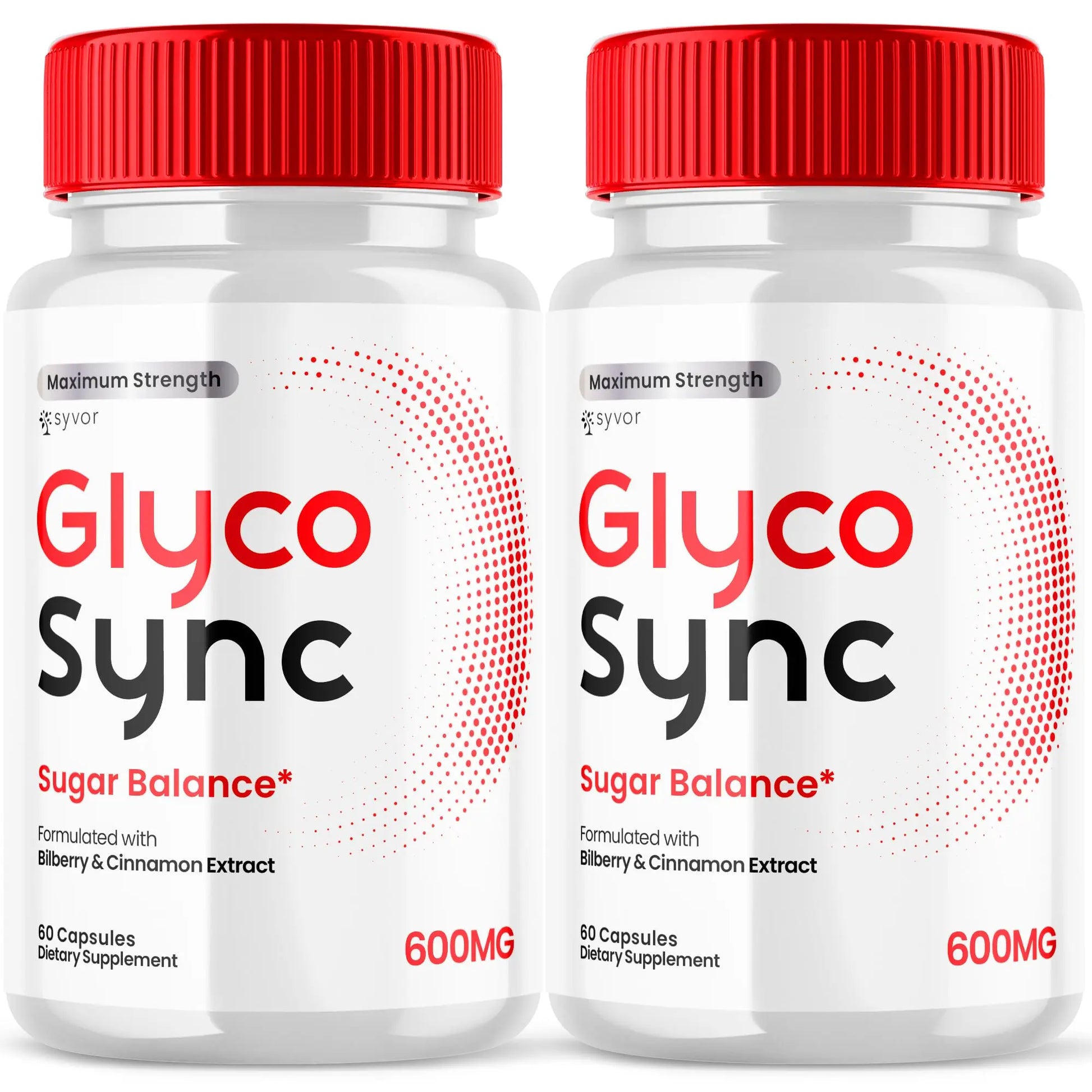 (2 Pack) Glyco Sync Capsules, Official Glyco Sync Balance Pills with All Natural Ingredients, Advanced Formula GlycoSync Joint Health and Wellness Support Max Strength for Men & Women (120 Capsules) Syvor buy supplements canada