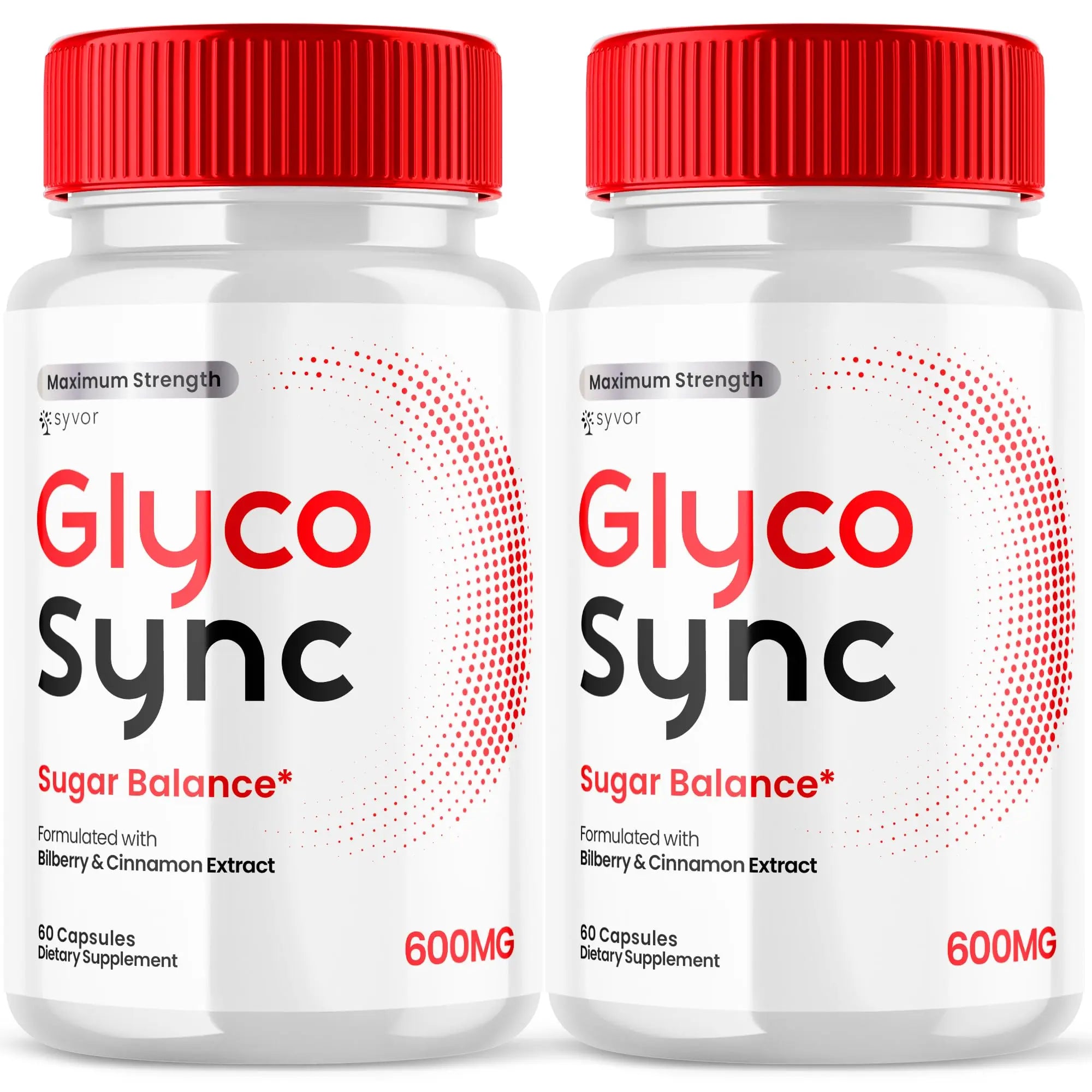(2 Pack) Glyco Sync Capsules, Official Glyco Sync Balance Pills with All Natural Ingredients, Advanced Formula GlycoSync Joint Health and Wellness Support Max Strength for Men & Women (120 Capsules) Syvor buy supplements canada