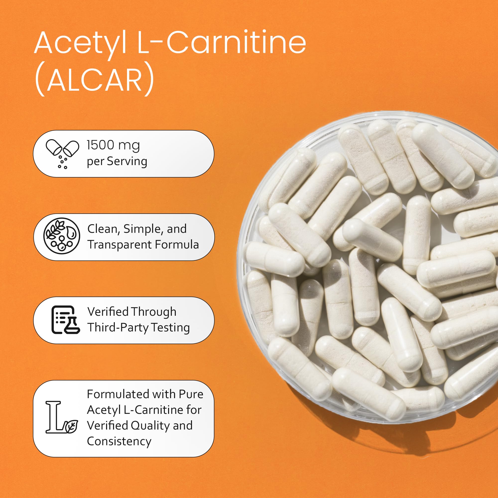 NaturaLife Labs Acetyl L-Carnitine (ALCAR) 1500 mg per Serving – 100 Capsules – Non-GMO, Gluten-Free, Vegan NaturaLife Labs buy supplements canada