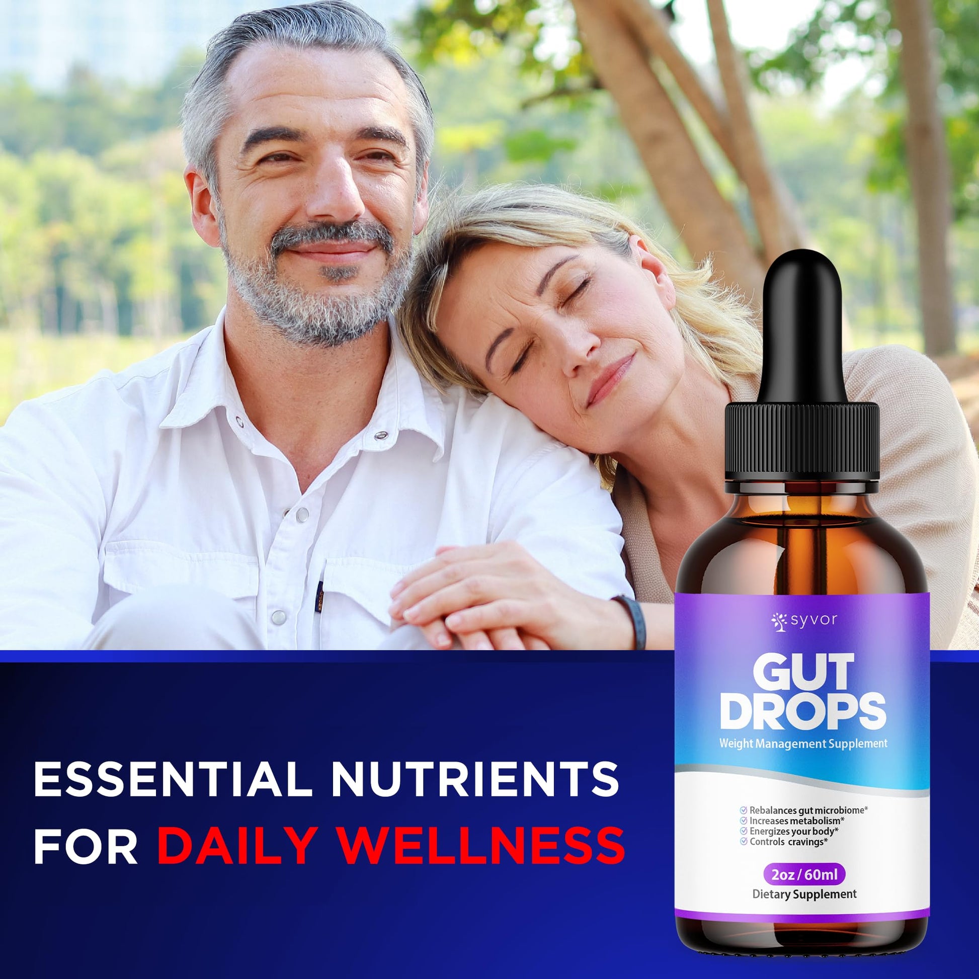 Gut Drops, Official Gut Drops Liquid Supplement Advanced All Natural Vitamin Formula, GutDrop Maximum Strength Biome Support for Health Energy and Wellness Support for Men and Women (30 Servings) Syvor buy supplements canada