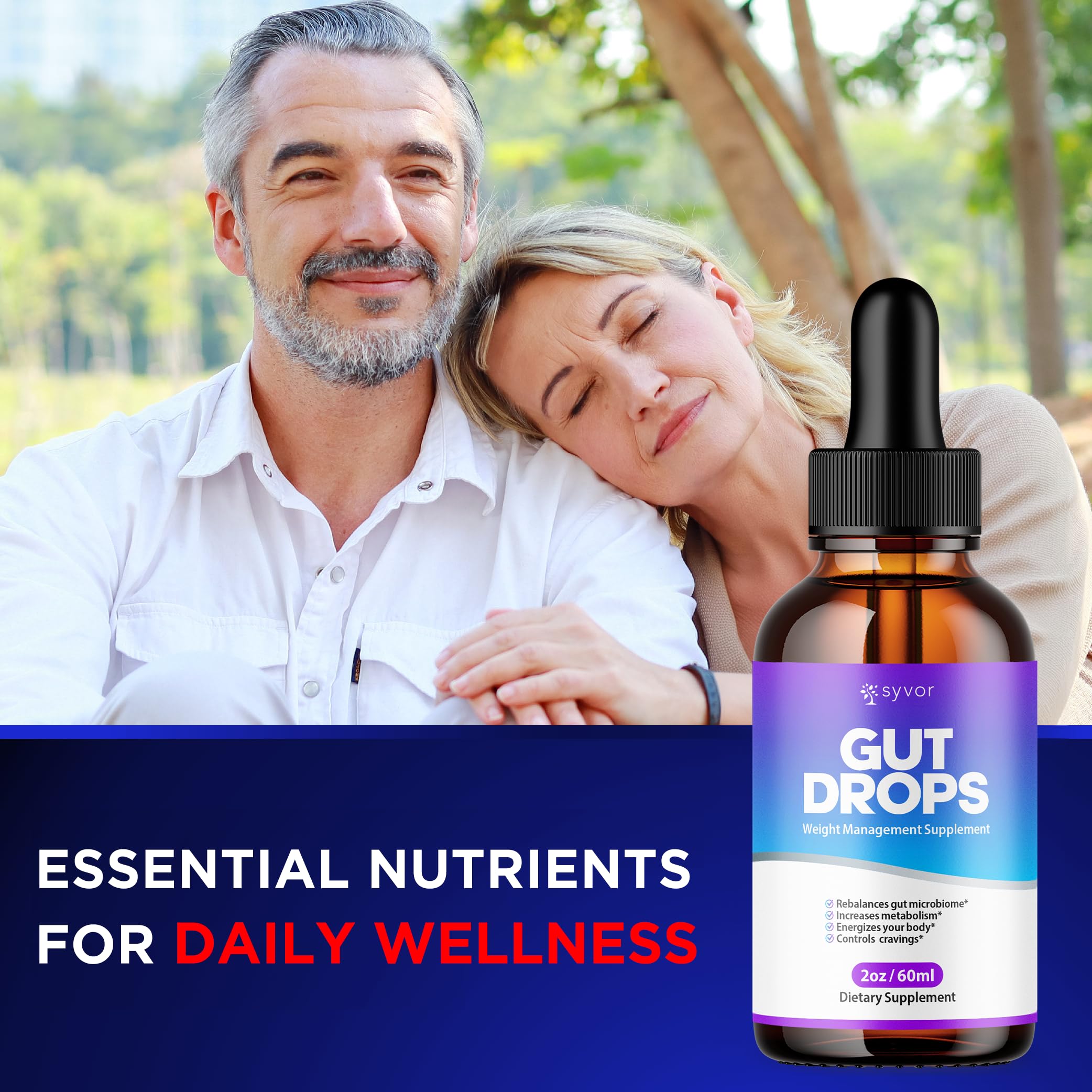 Gut Drops, Official Gut Drops Liquid Supplement Advanced All Natural Vitamin Formula, GutDrop Maximum Strength Biome Support for Health Energy and Wellness Support for Men and Women (30 Servings) Syvor buy supplements canada