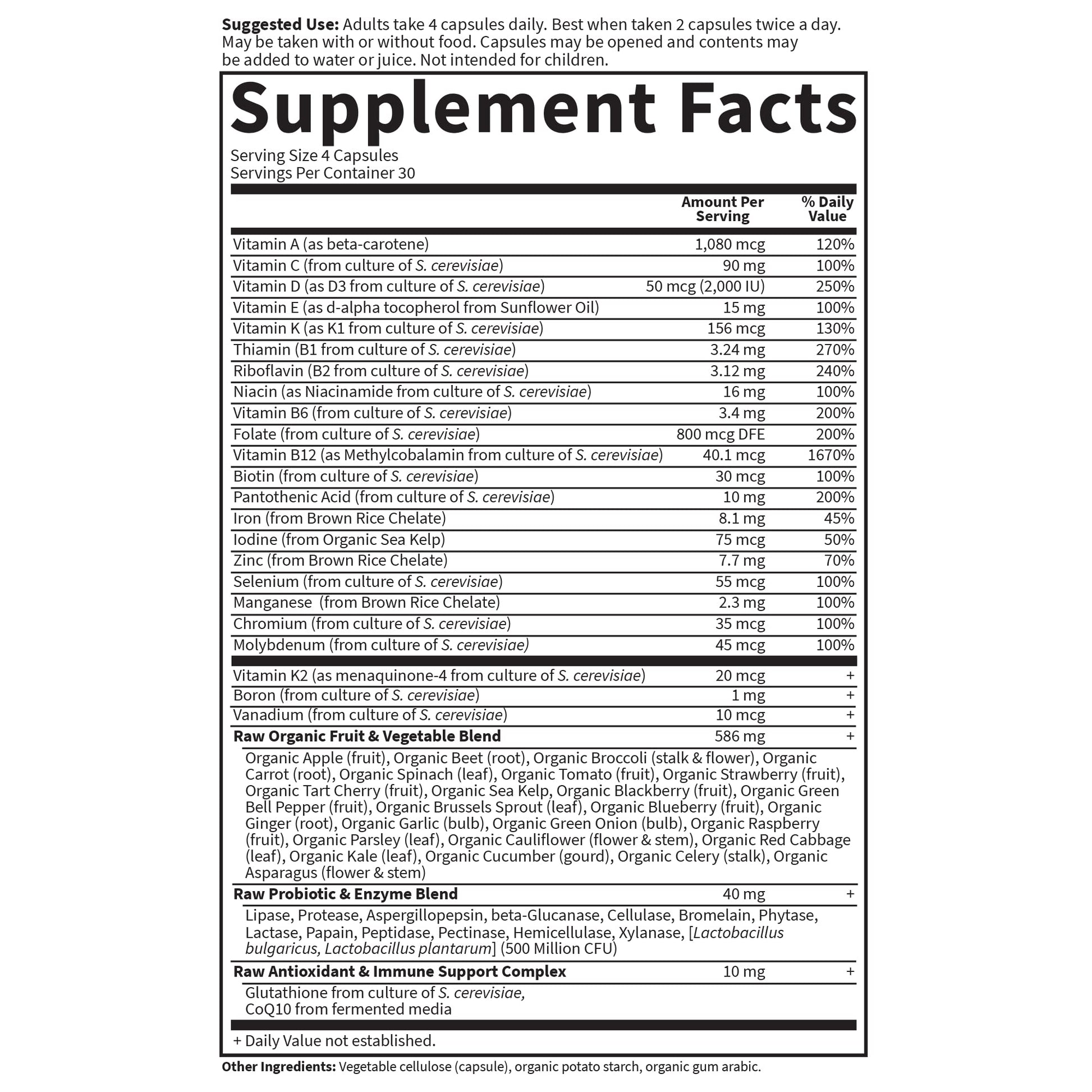 Garden of Life Multivitamin for Women, Vitamin Code Women's Multi - Whole Food Womens Multi Vitamins, Iron, Folate not Folic Acid Garden of Life buy supplements canada