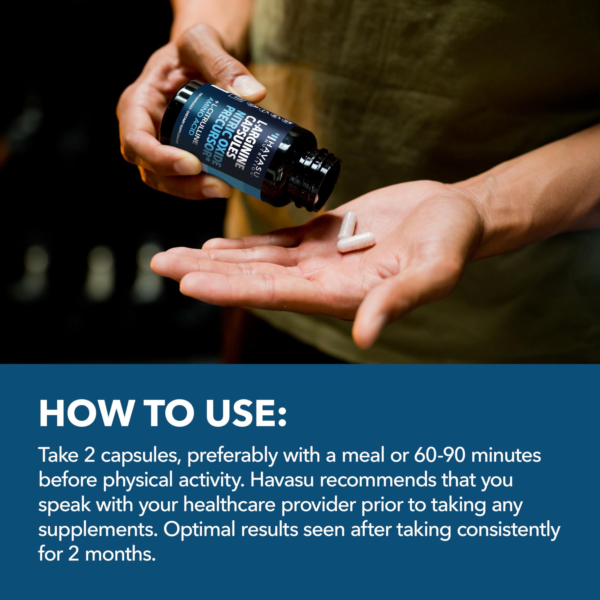 L-Arginine Capsules with L-Citrulline - Nitric Oxide Supplement - L Arginine and L Citrulline Blend - 120 Count - Vegan, Non-GMO Capsules for Performance HAVASU NUTRITION buy supplements canada