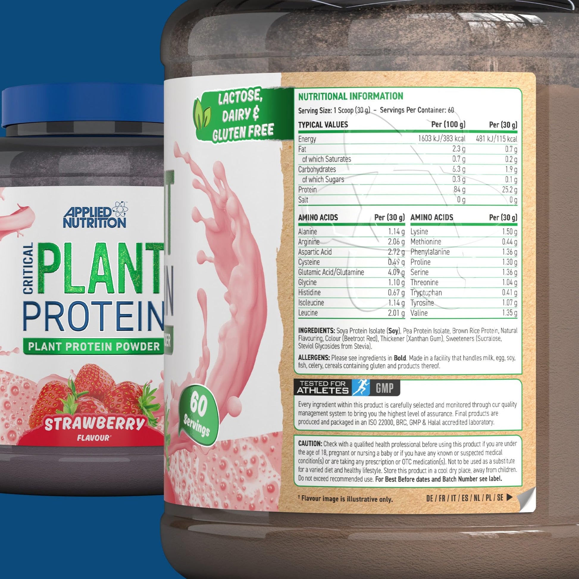 Applied Nutrition Plant Protein Powder – Critical Plant Vegan Protein Shake with SOYA Applied Nutrition buy supplements canada