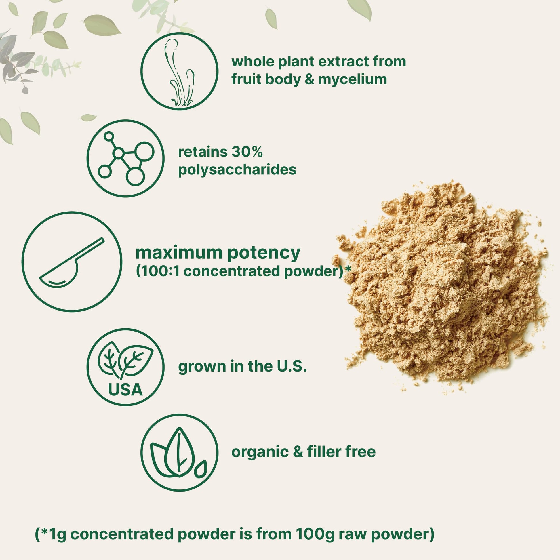 Organic Cordyceps Mushroom Extract Powder, 8 Ounces | Sustainably US Grown Micro Ingredients buy supplements canada