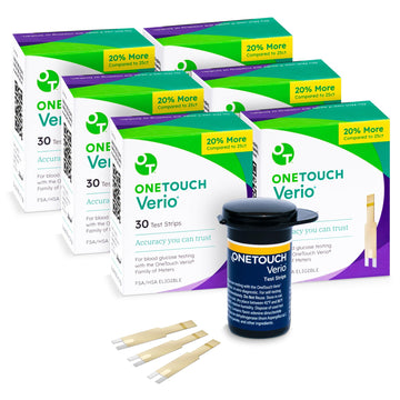 OneTouch Verio Test Strips for Diabetes Value Pack - 180 Count | Diabetic OneTouch buy supplements canada