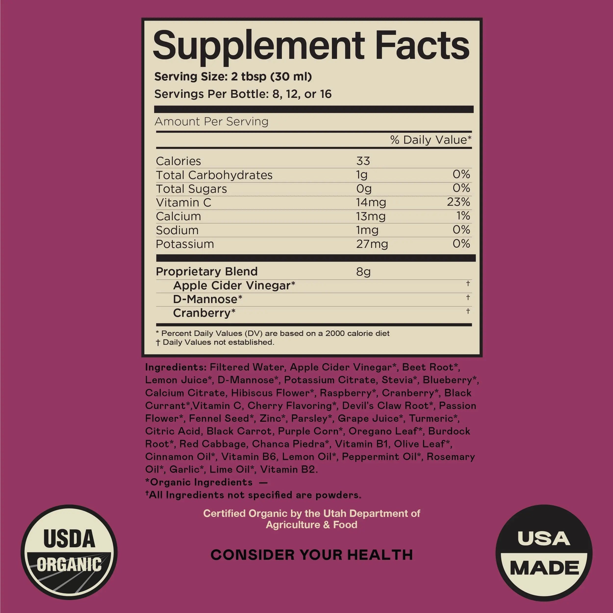 Complete Natural Products Urinary Tract Complete 16oz & Kidney Complete 16oz Bundle Complete Natural Products buy supplements canada