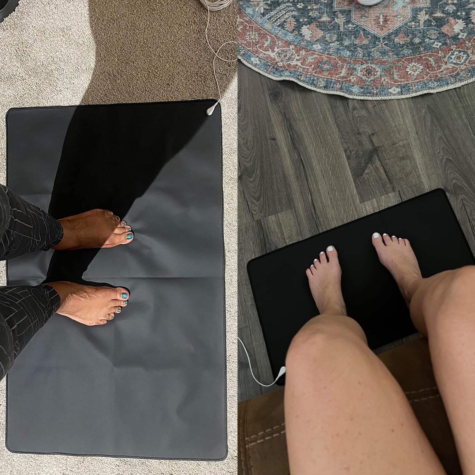 Seader Grounding Mat for Sleep, Conductive Grounding Pad, Earth Mat with 15ft Grounding Cord seader buy supplements canada