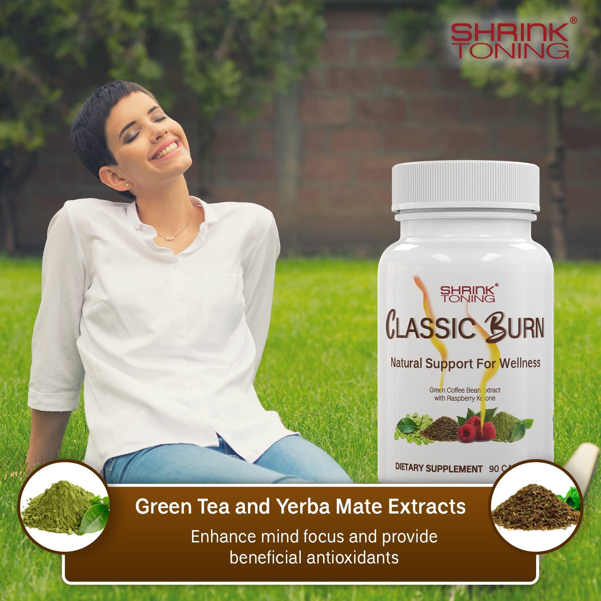 shrink Classic Burn - Pure Green Coffee Bean Extract and Raspberry Ketones with 45% shrink buy supplements canada