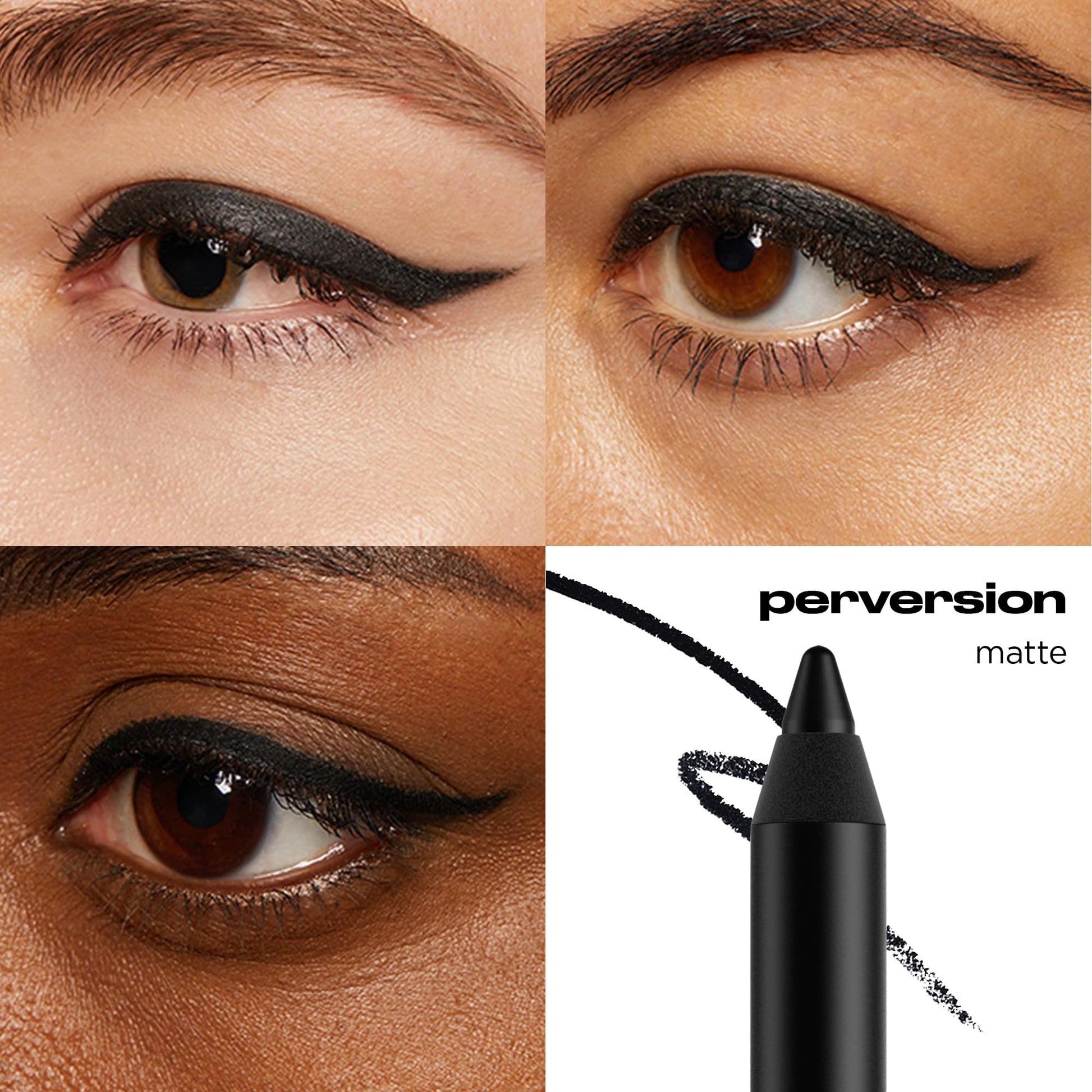 URBAN DECAY 24/7 Glide-On Waterproof Eyeliner Pencil - Smudge-Proof, Long-Lasting, Transfer-Proof, Up to 16HR Wear, Smooth No-Tug Formula, Perversion (Matte Blackest Black) - 0.04 oz URBAN DECAY buy supplements canada